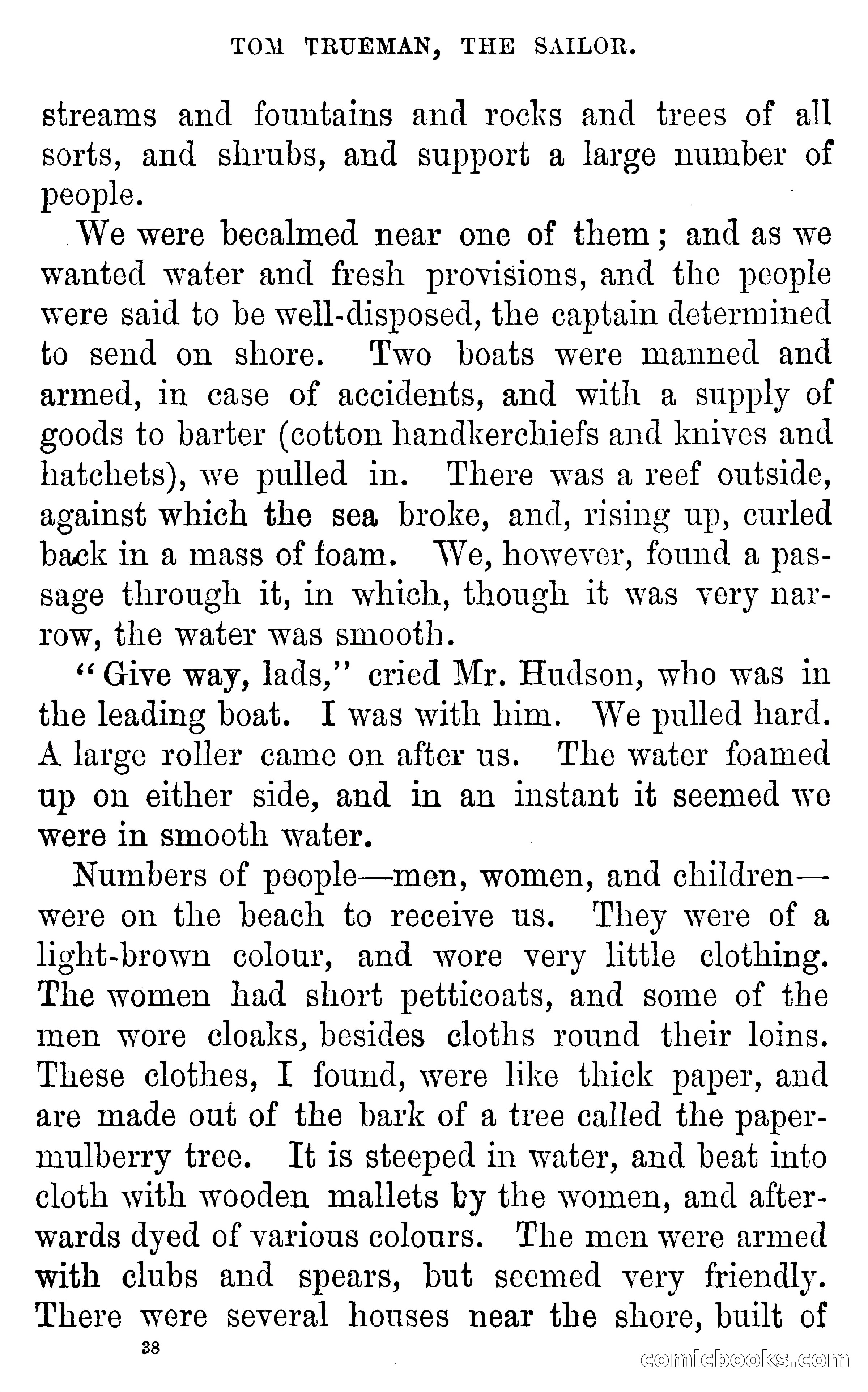 Tom Trueman, the Sailor; or, Life at Sea in a Merchant Vessel — page 40 of 69