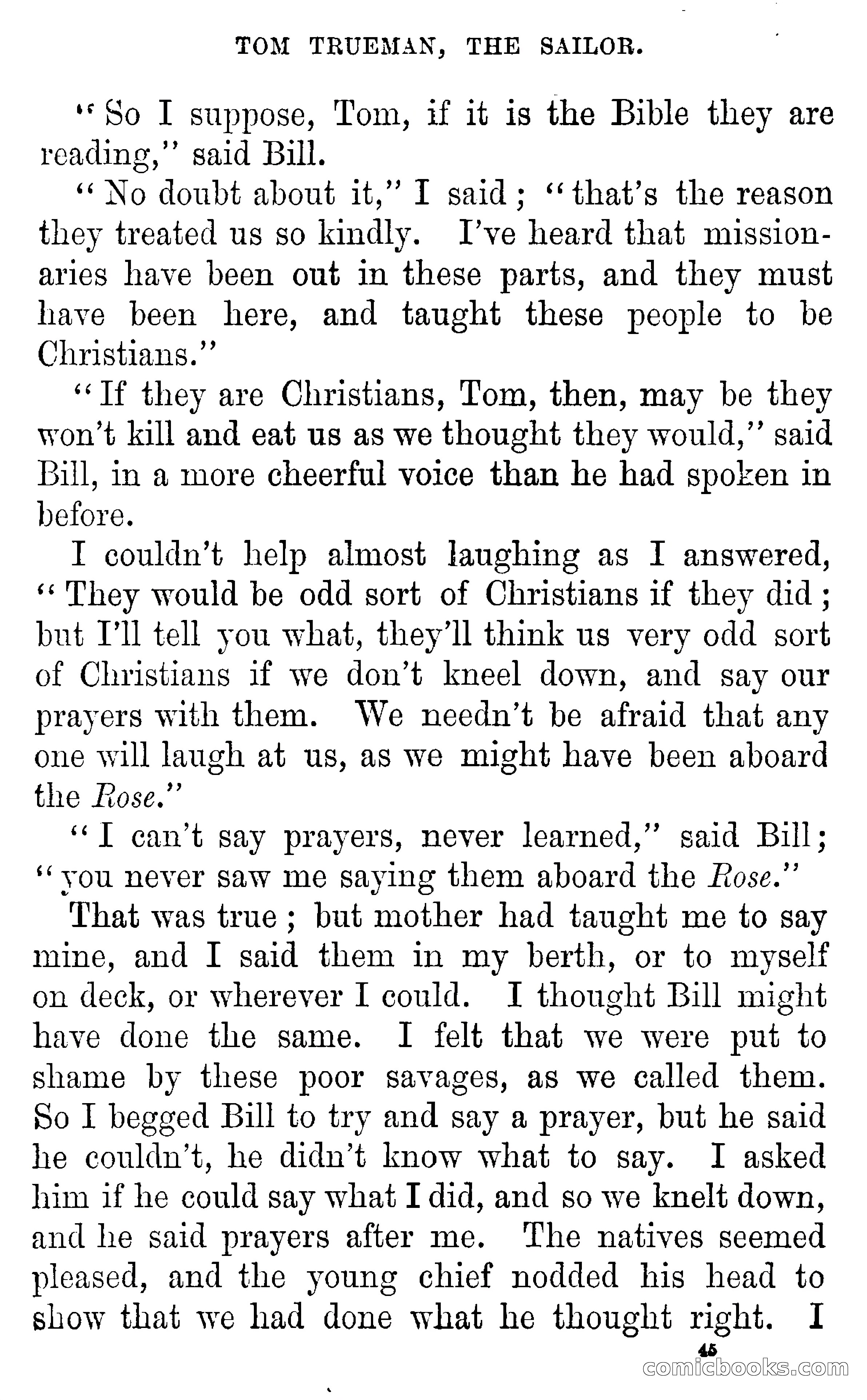 Tom Trueman, the Sailor; or, Life at Sea in a Merchant Vessel — page 47 of 69