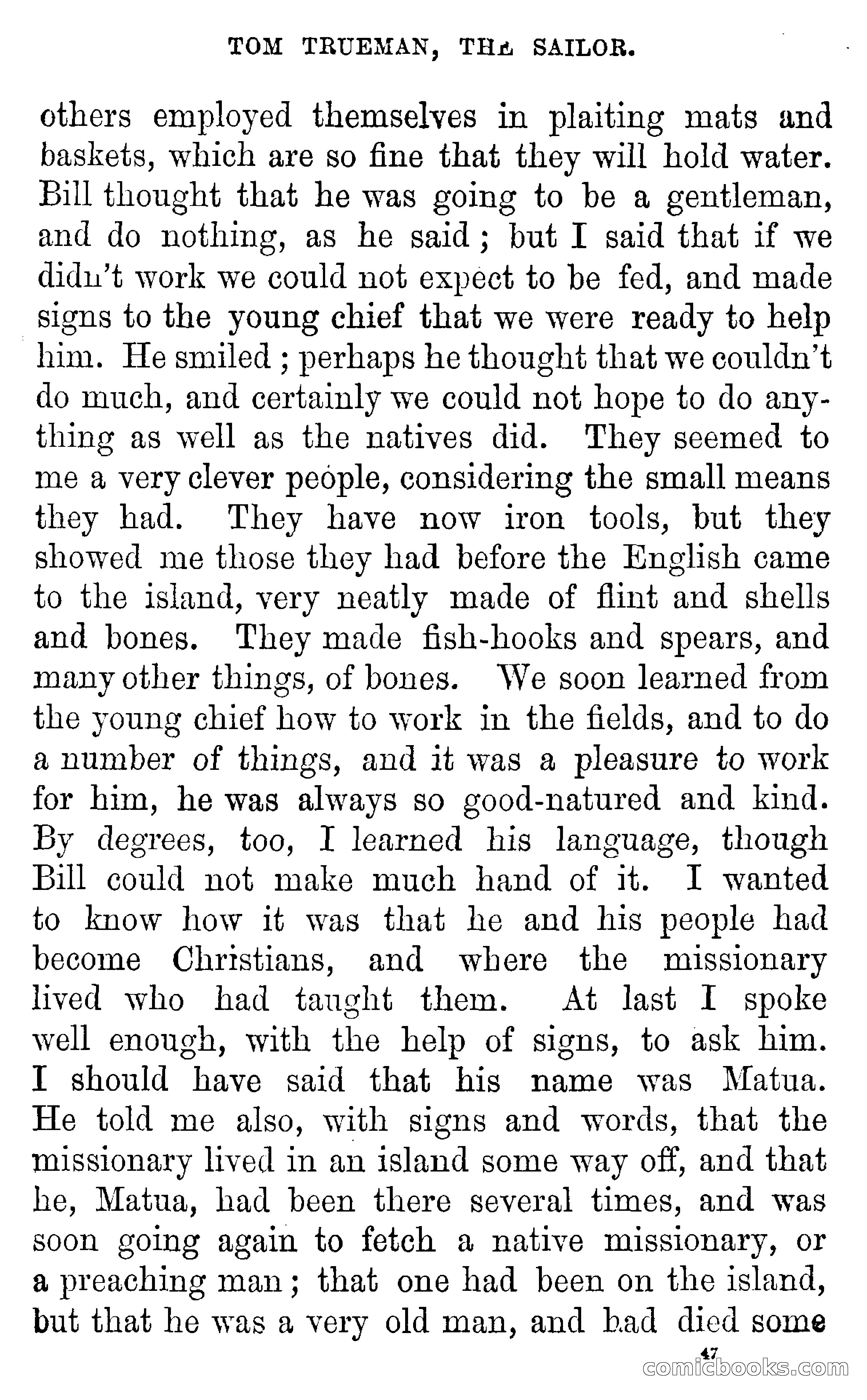 Tom Trueman, the Sailor; or, Life at Sea in a Merchant Vessel — page 49 of 69