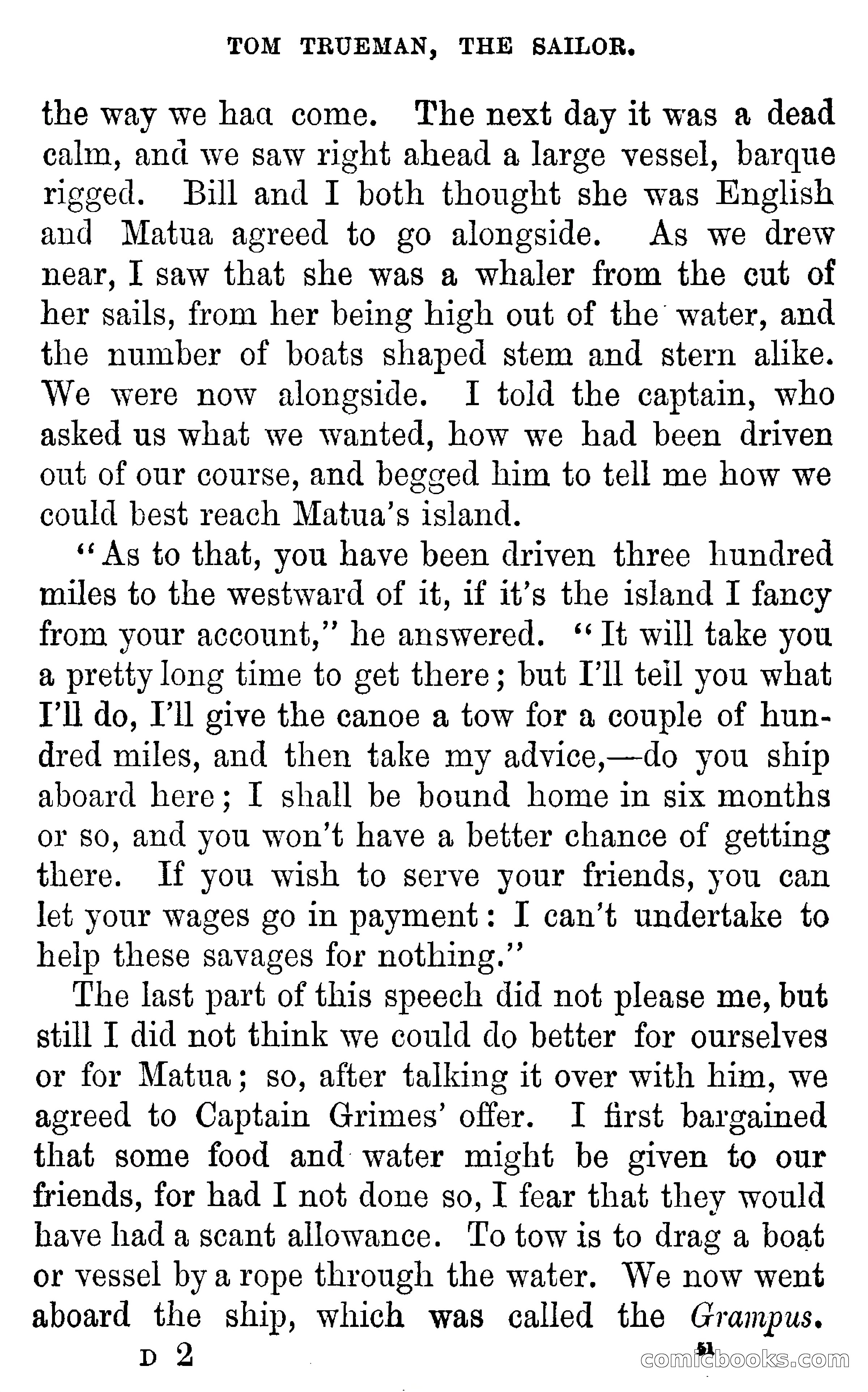 Tom Trueman, the Sailor; or, Life at Sea in a Merchant Vessel — page 53 of 69