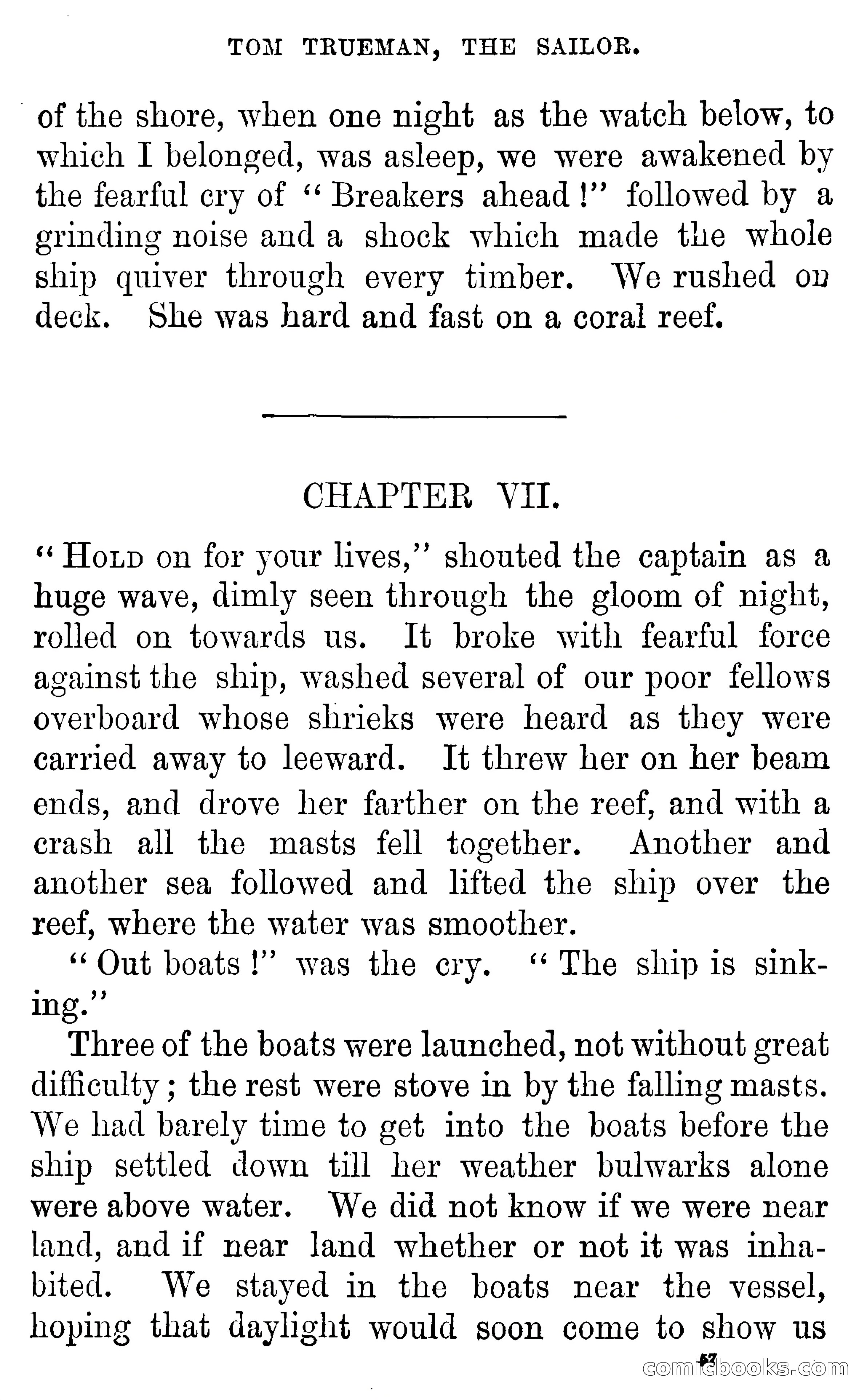 Tom Trueman, the Sailor; or, Life at Sea in a Merchant Vessel — page 59 of 69