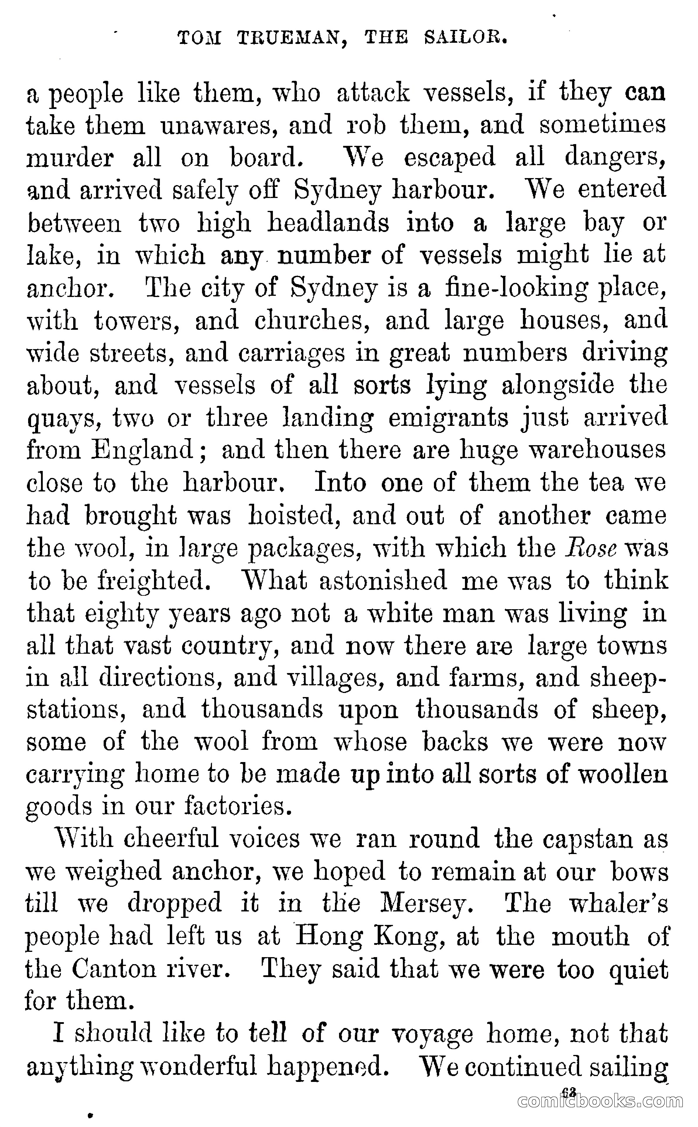 Tom Trueman, the Sailor; or, Life at Sea in a Merchant Vessel — page 65 of 69