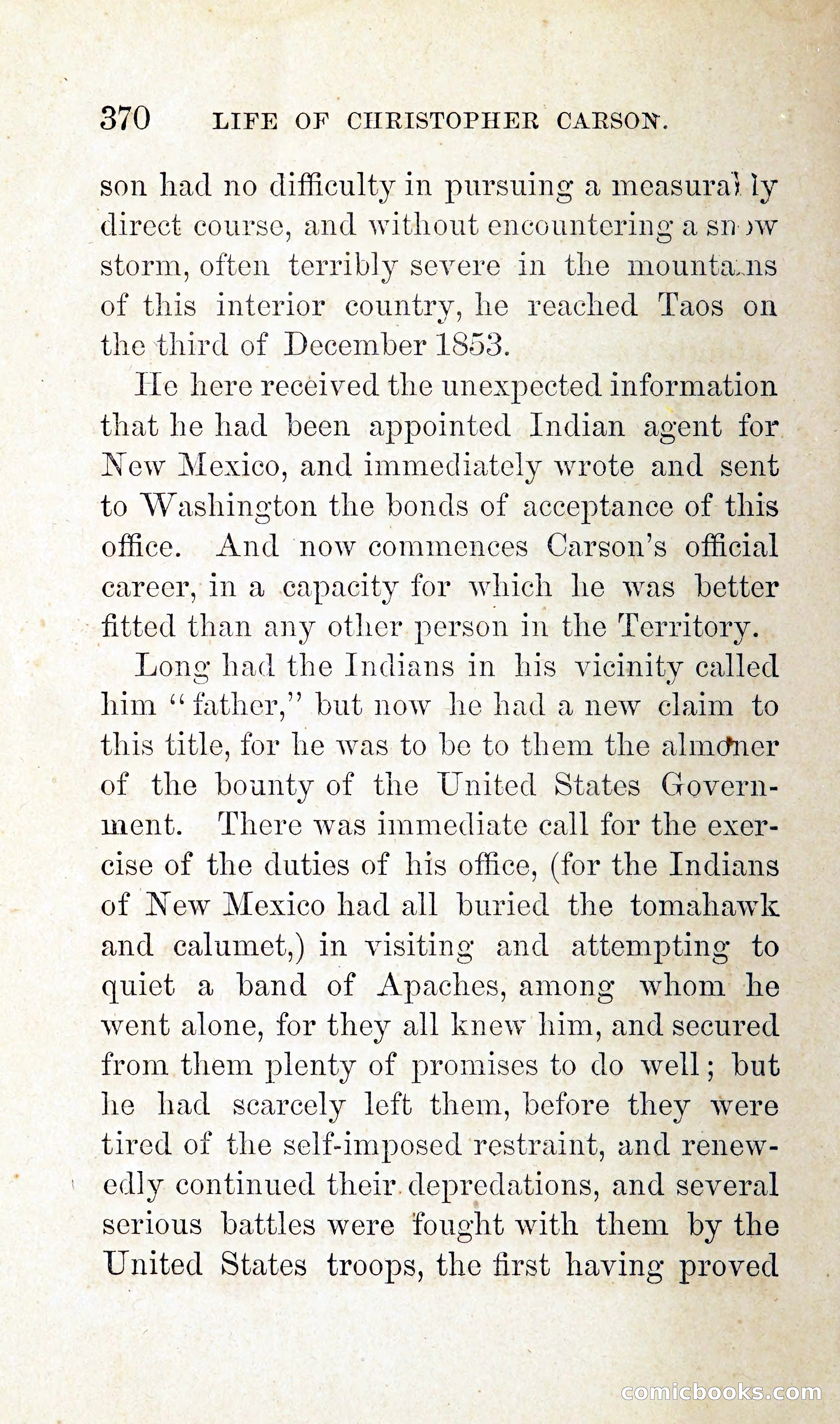 Kit Carson: The Life and Adventures of Christopher Carson — page 391 of 392