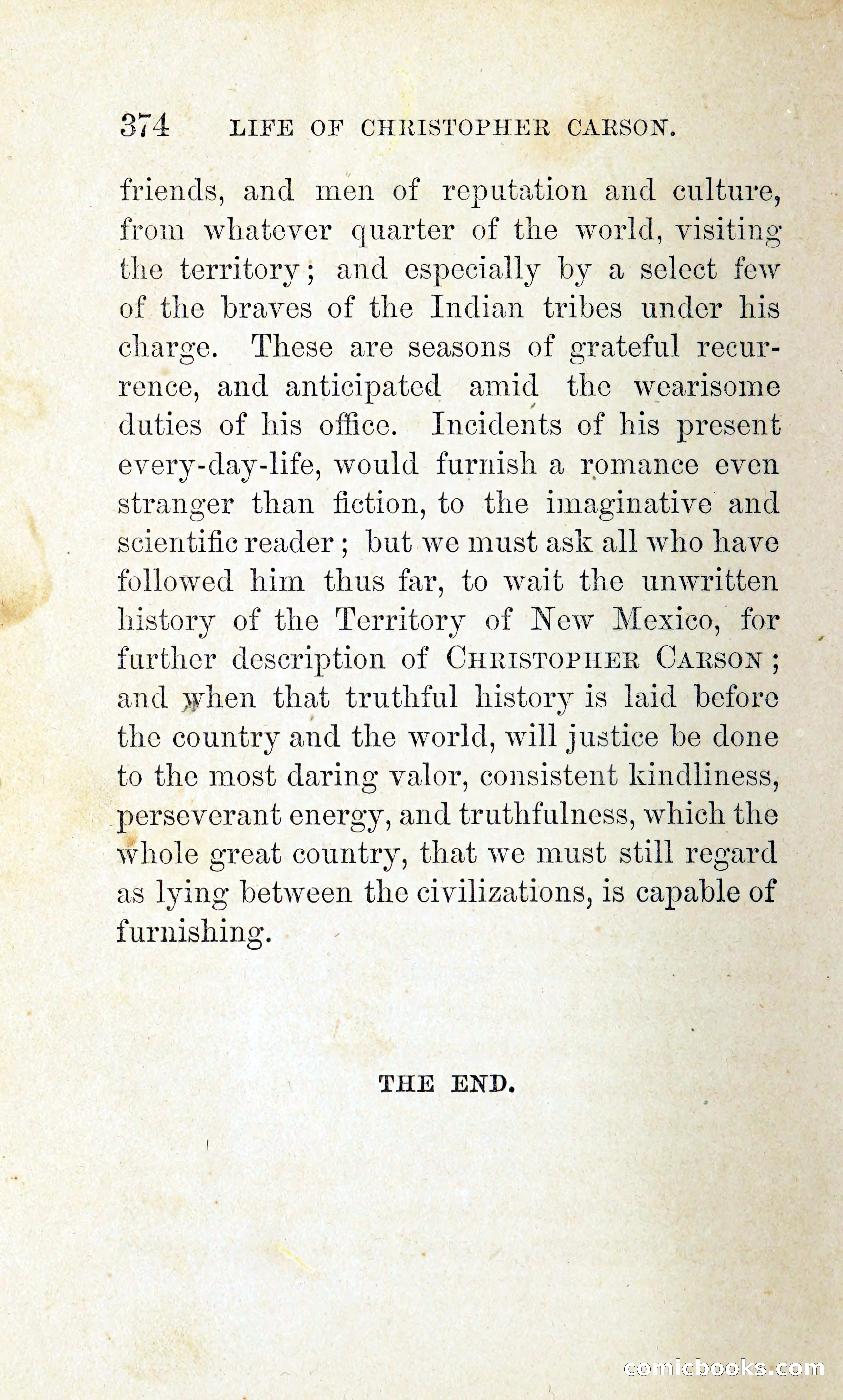 Kit Carson: The Life and Adventures of Christopher Carson — page 395 of 392