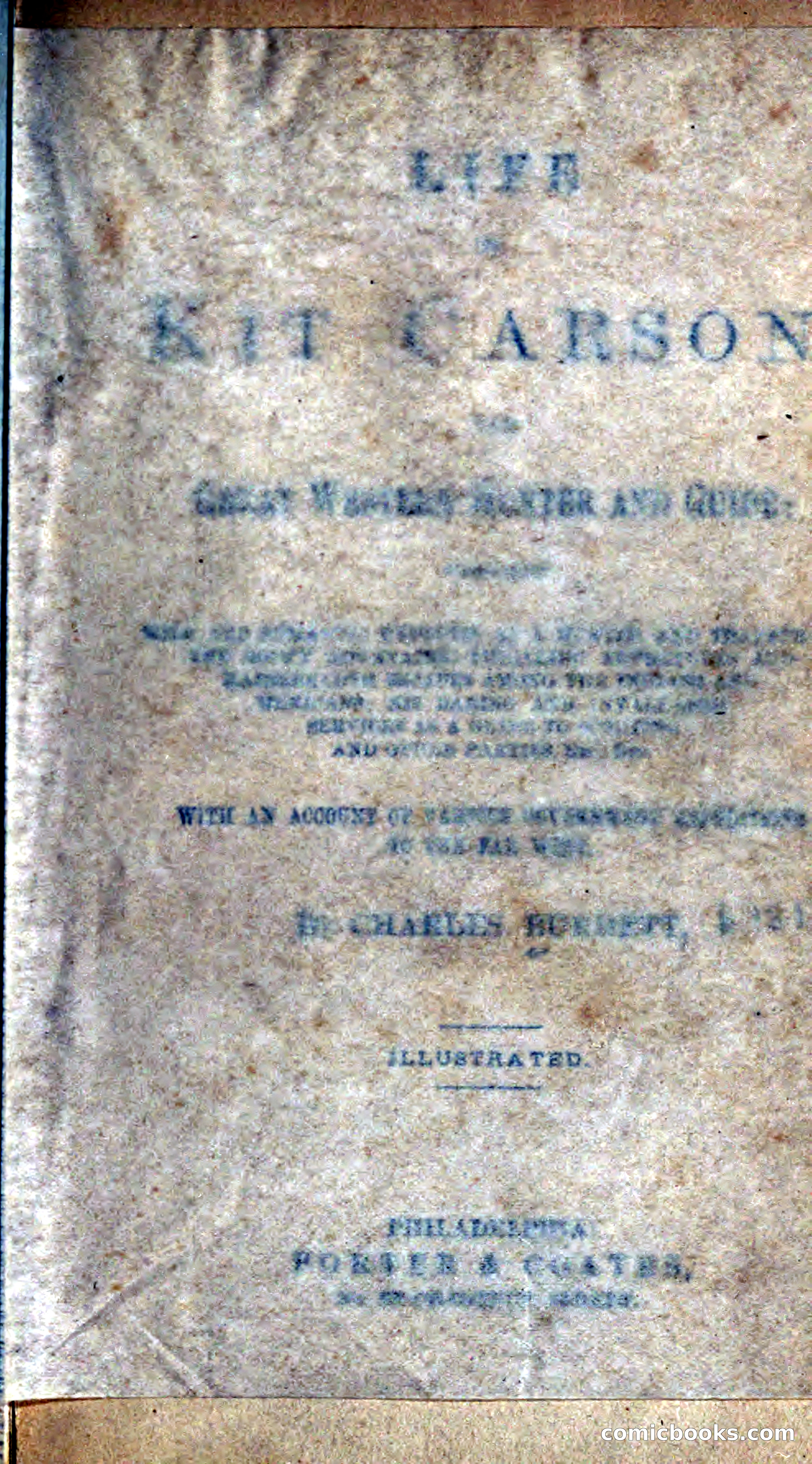 Life of Kit Carson the Great Western Hunter and Guide — page 7 of 400