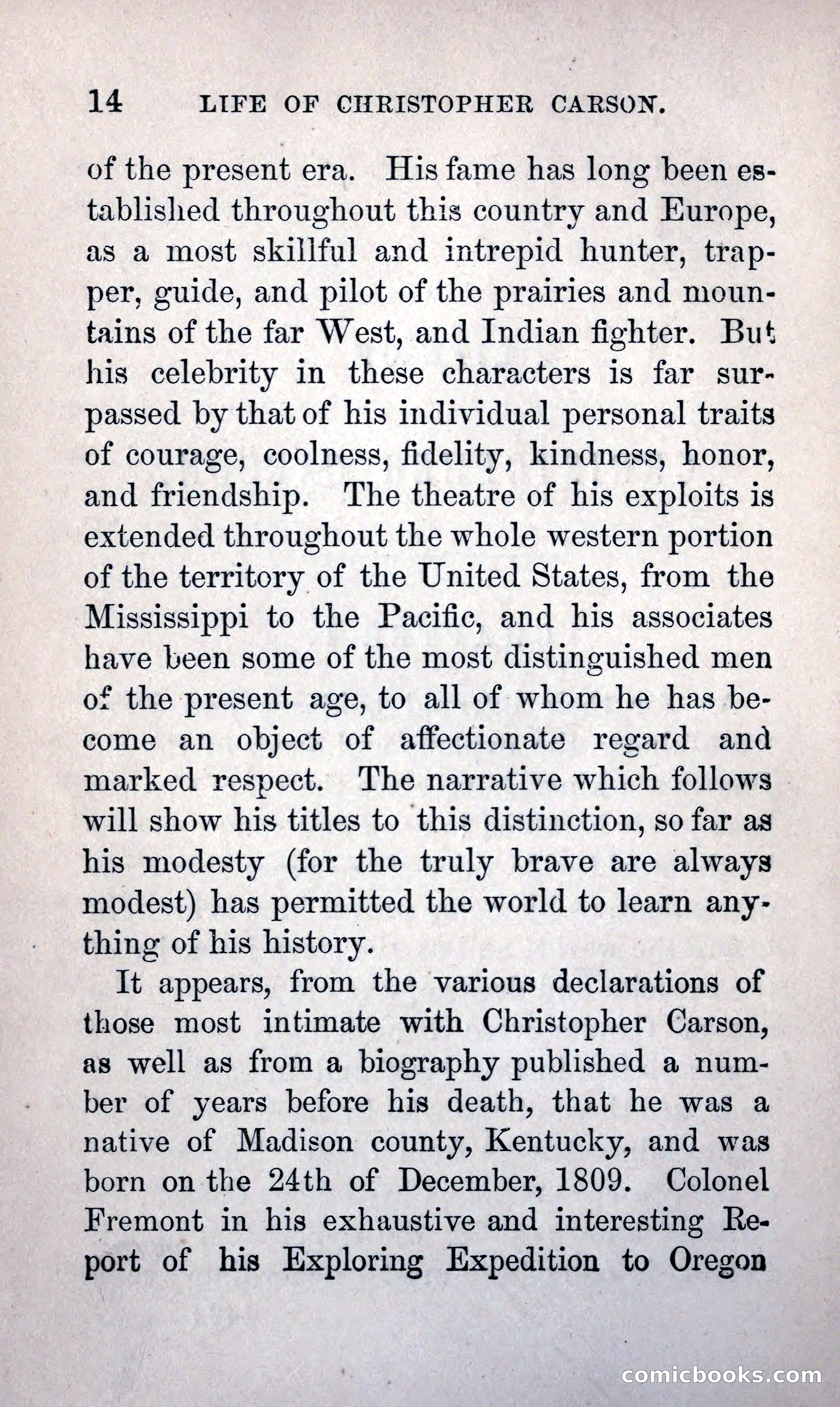 Life of Kit Carson the Great Western Hunter and Guide — page 22 of 400