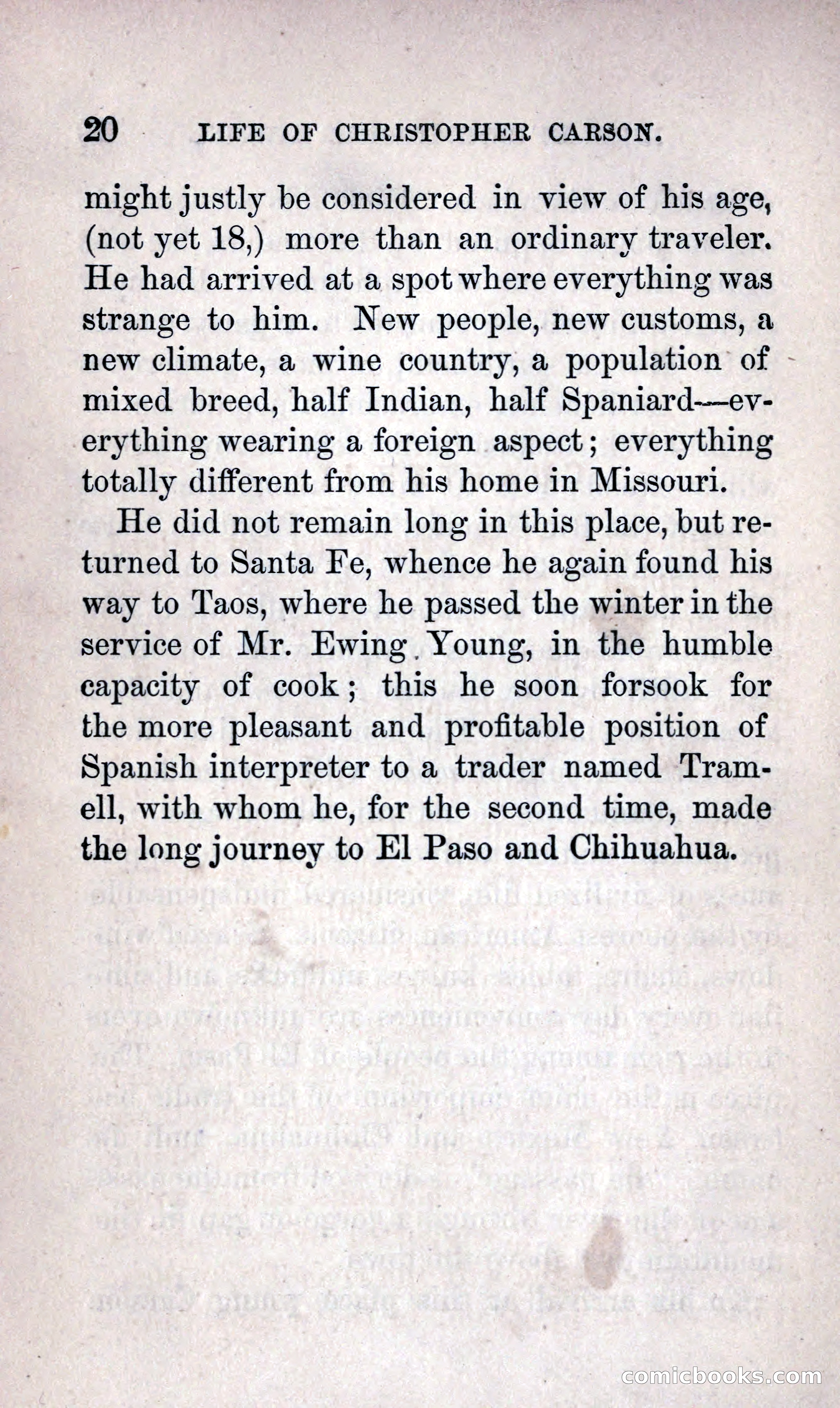 Life of Kit Carson the Great Western Hunter and Guide — page 28 of 400