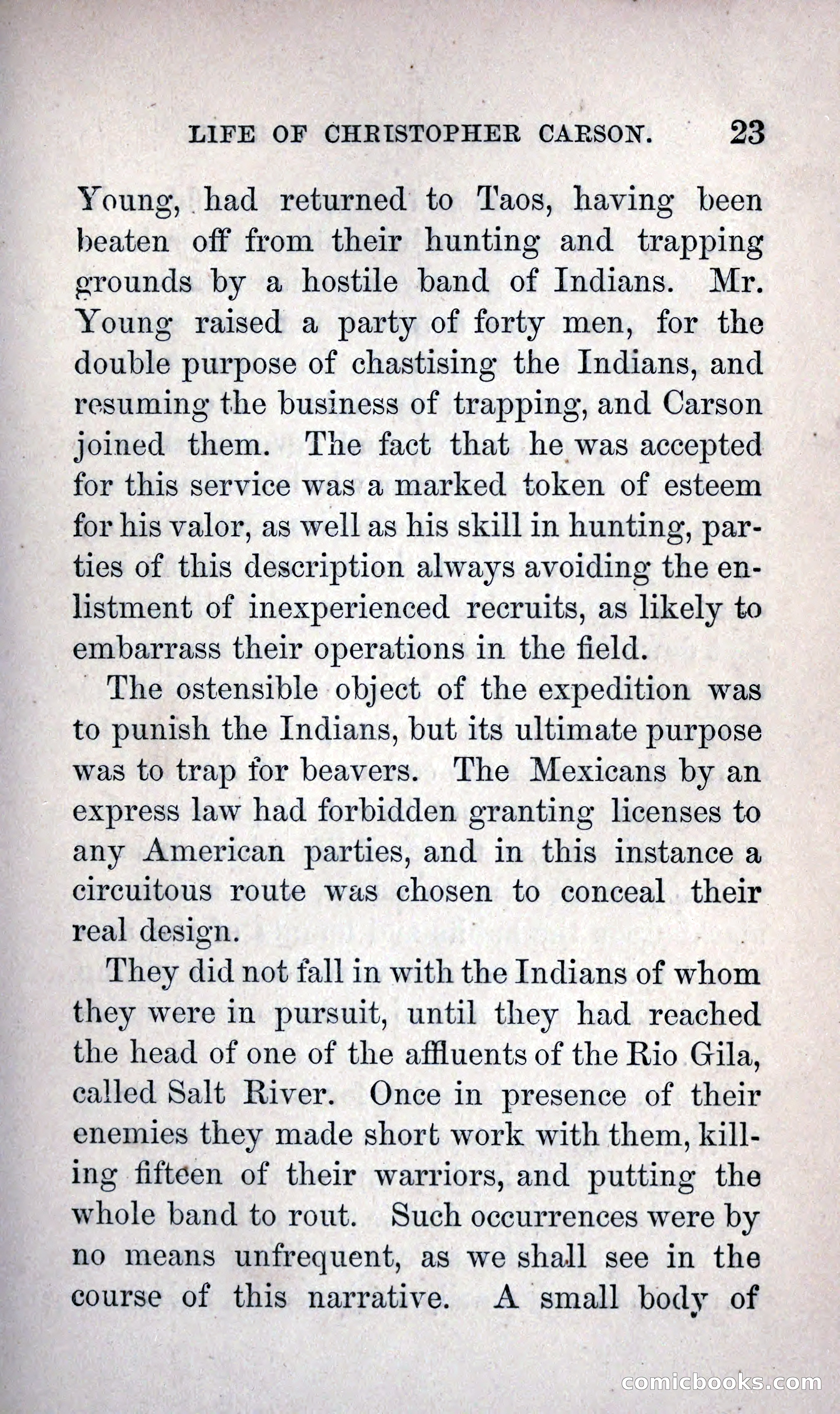 Life of Kit Carson the Great Western Hunter and Guide — page 31 of 400