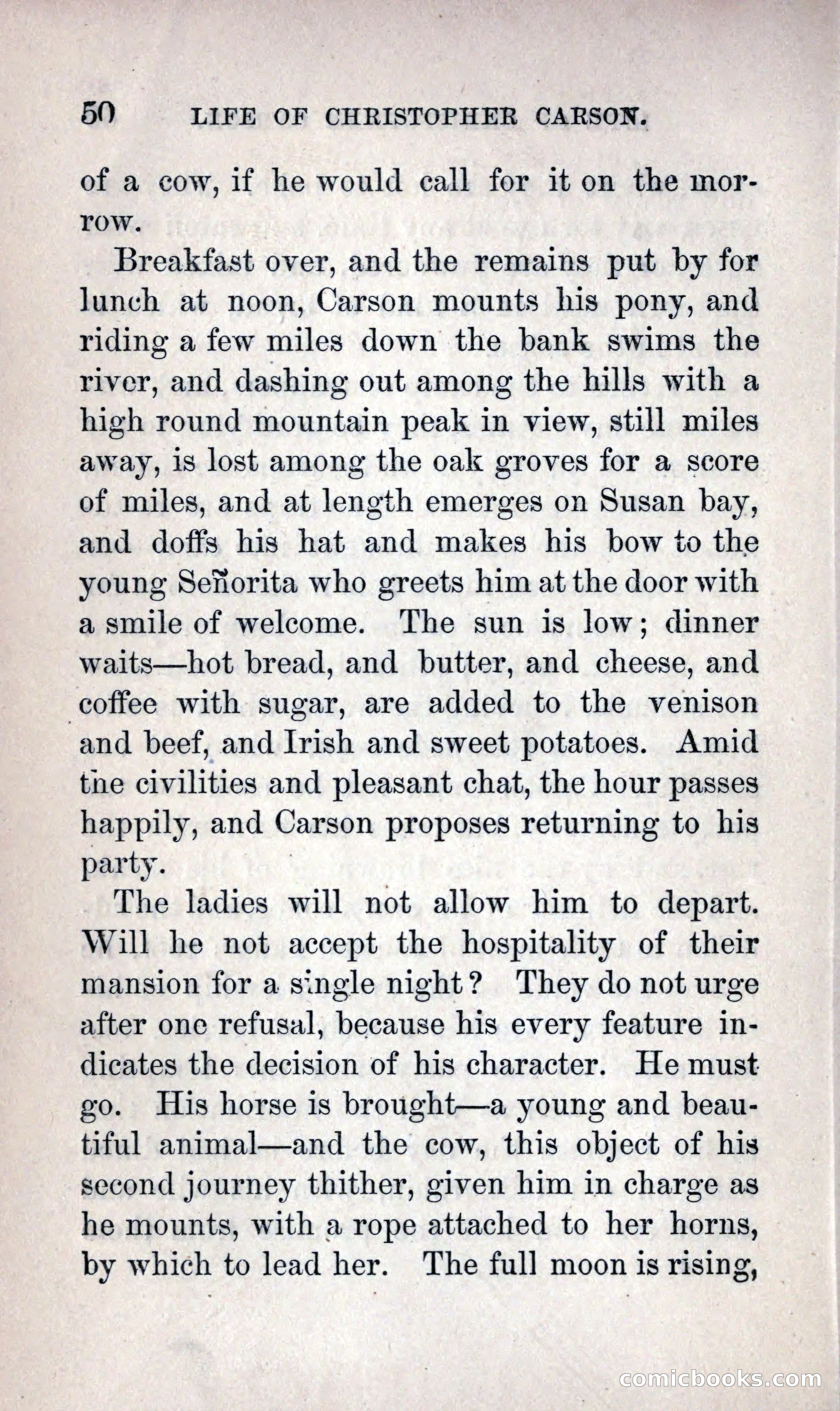 Life of Kit Carson the Great Western Hunter and Guide — page 58 of 400