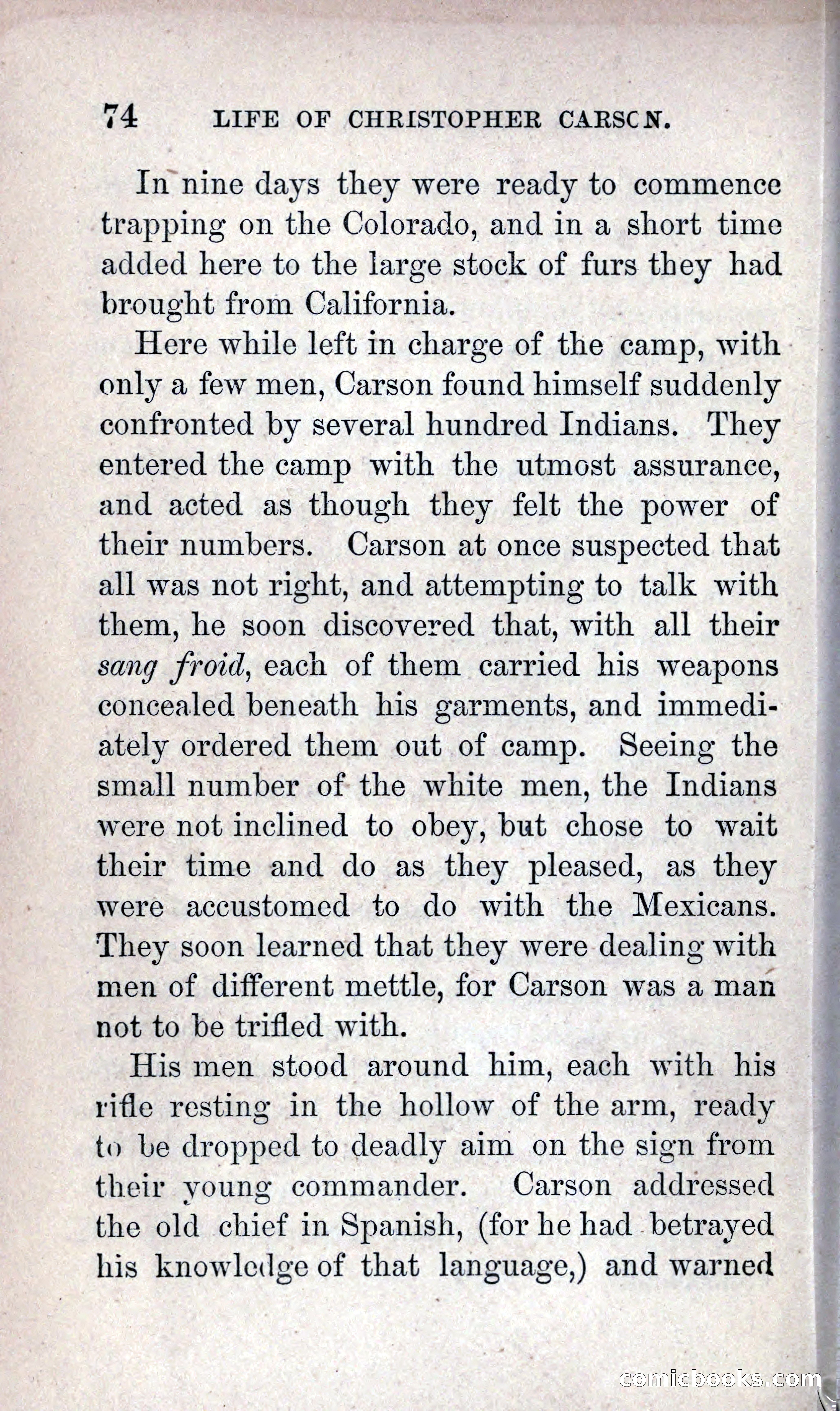 Life of Kit Carson the Great Western Hunter and Guide — page 82 of 400