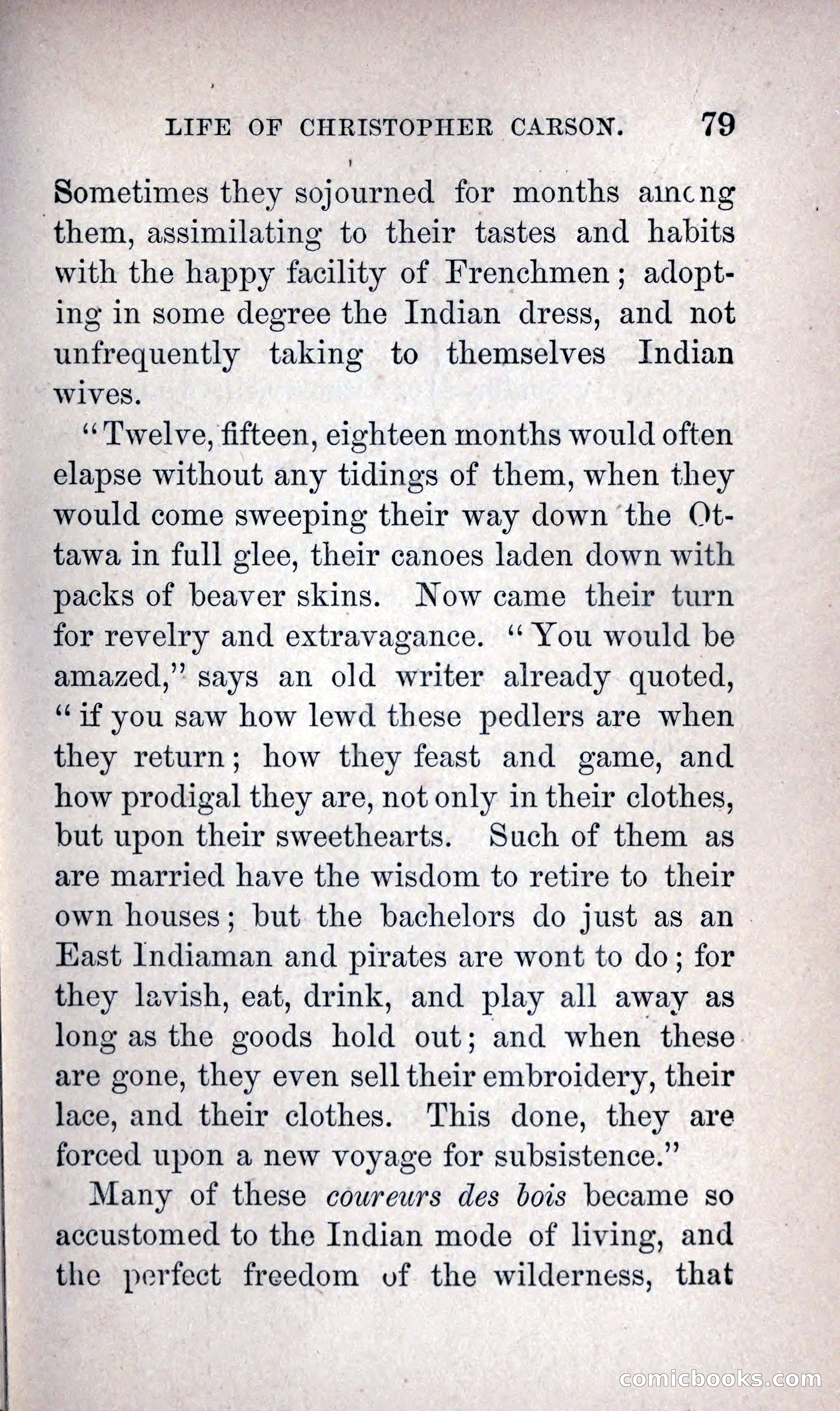 Life of Kit Carson the Great Western Hunter and Guide — page 89 of 400