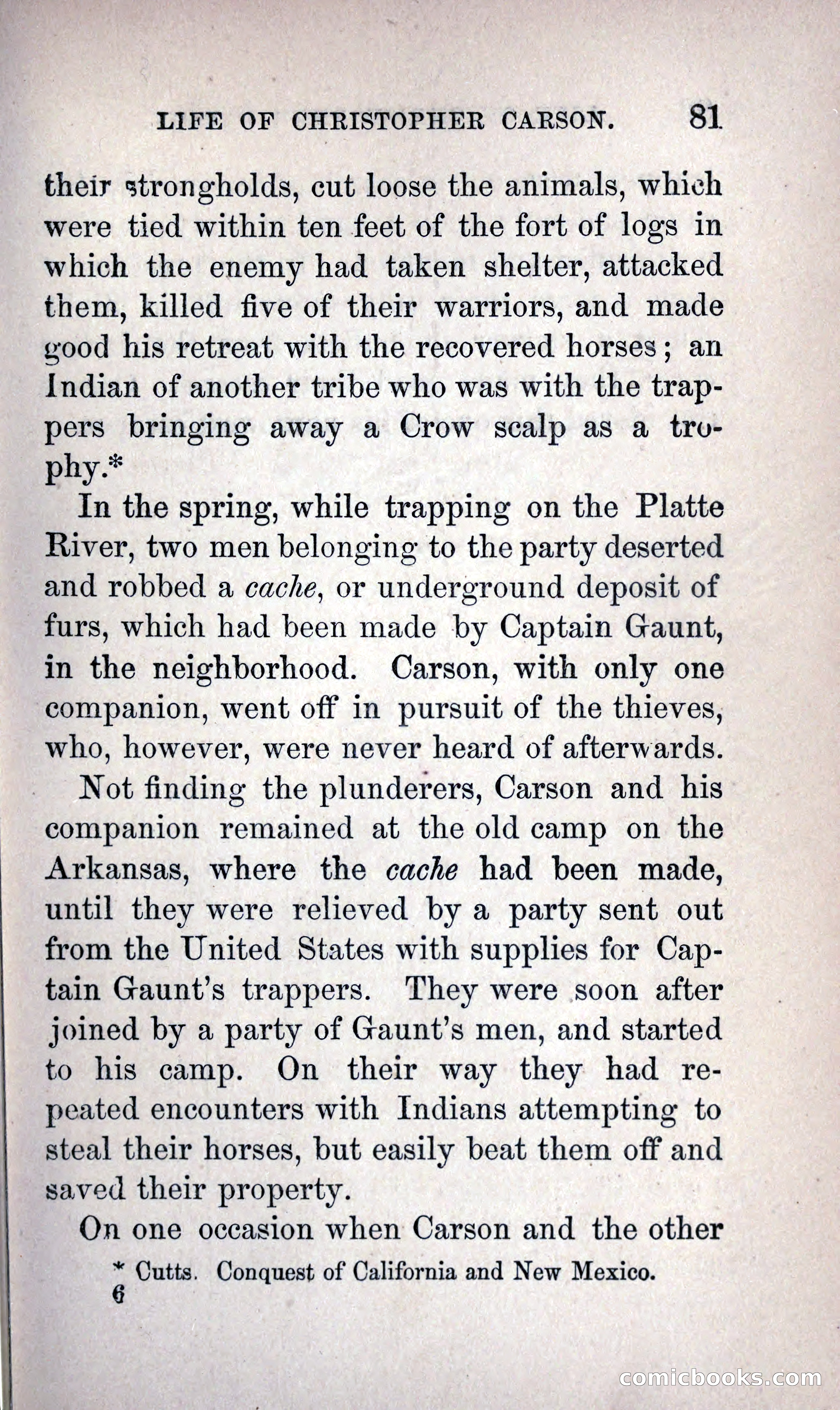 Life of Kit Carson the Great Western Hunter and Guide — page 91 of 400
