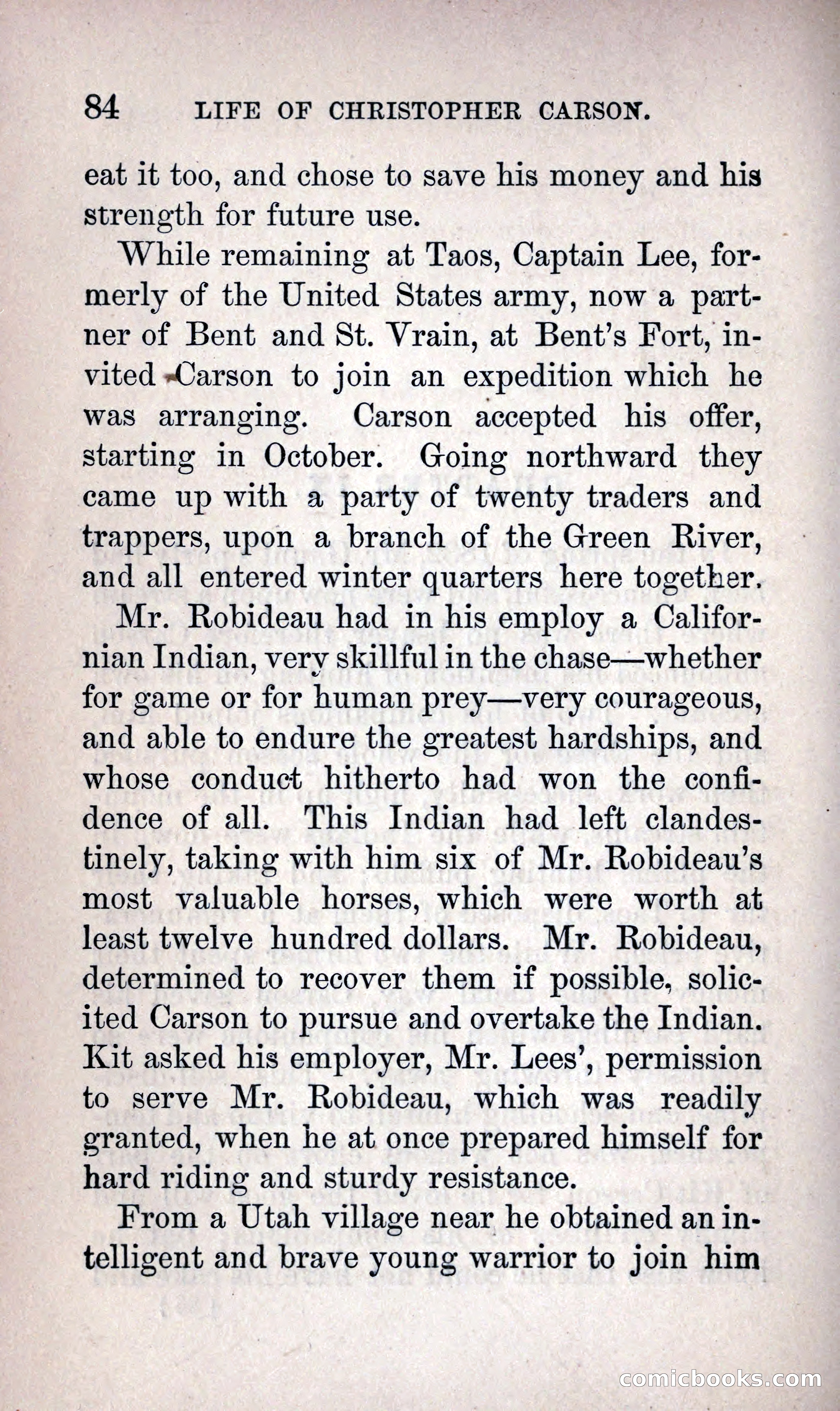 Life of Kit Carson the Great Western Hunter and Guide — page 94 of 400