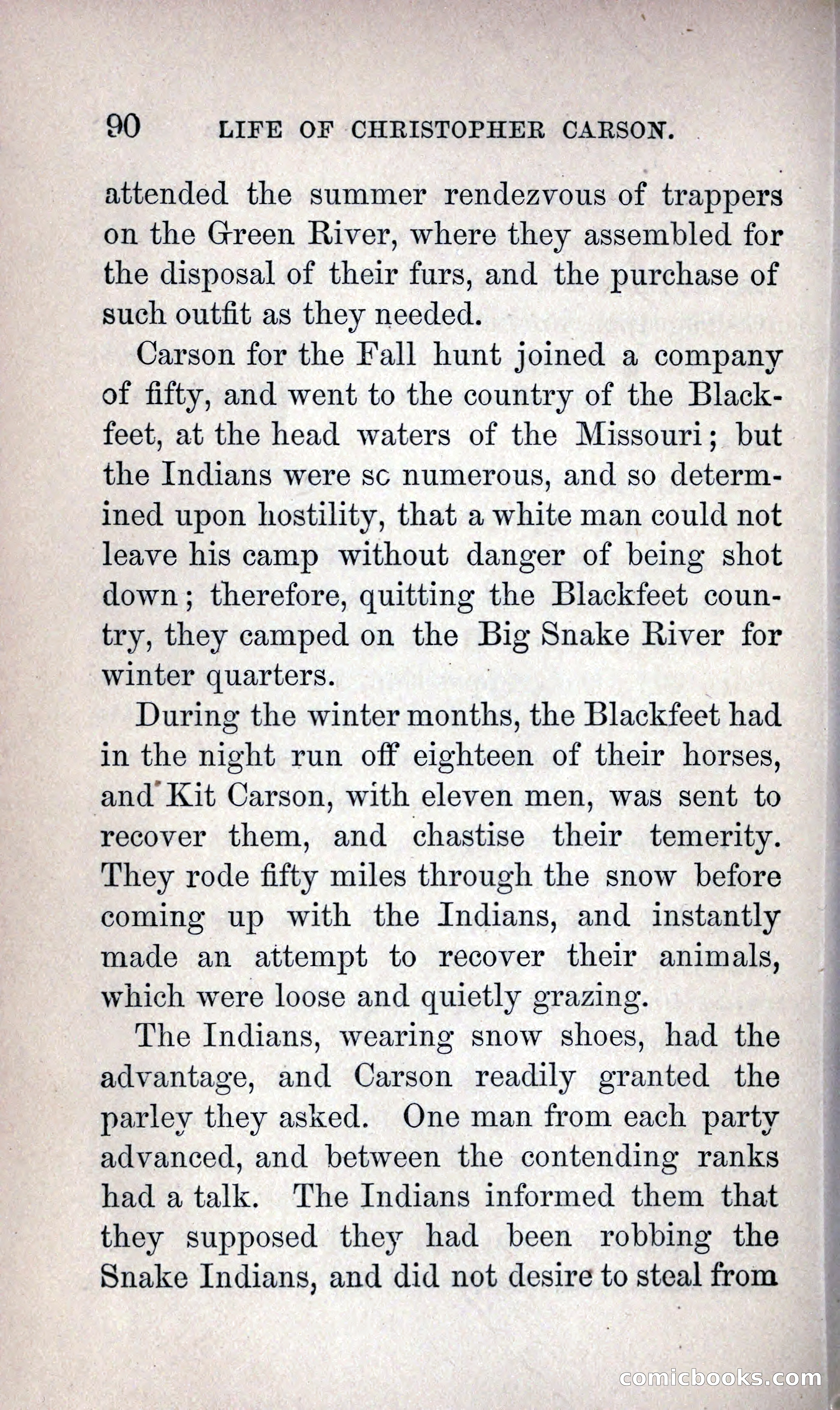 Life of Kit Carson the Great Western Hunter and Guide — page 102 of 400