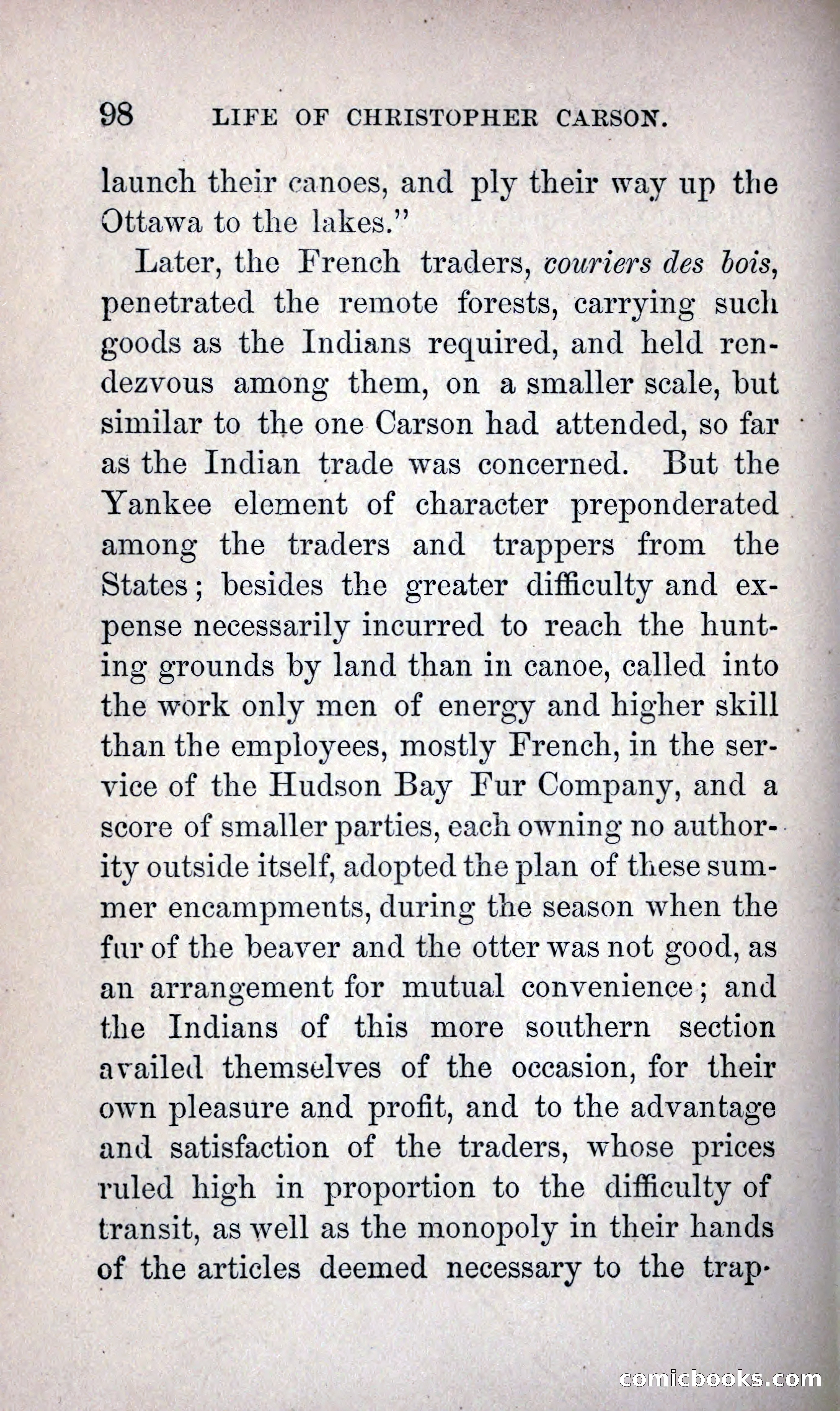 Life of Kit Carson the Great Western Hunter and Guide — page 110 of 400