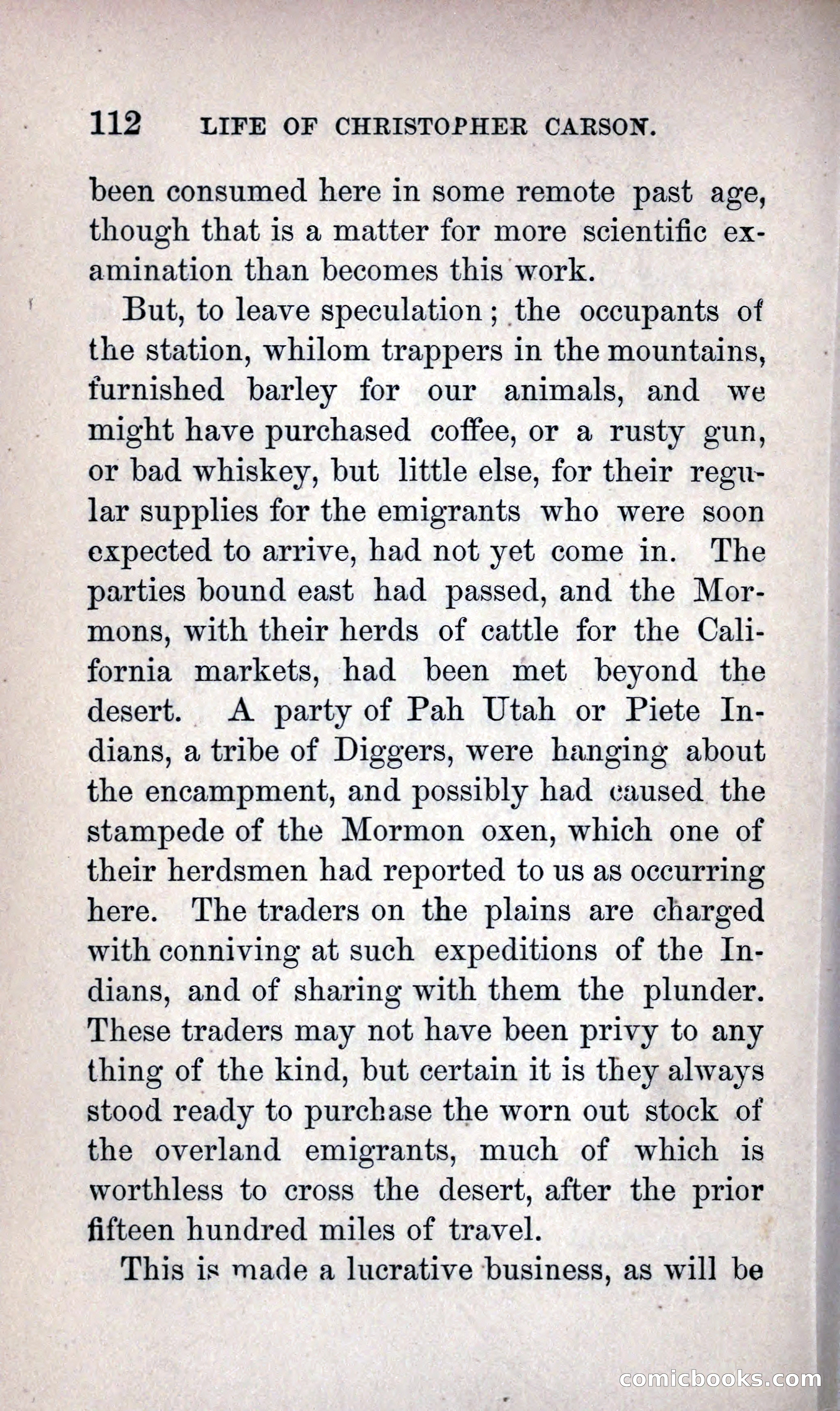Life of Kit Carson the Great Western Hunter and Guide — page 126 of 400