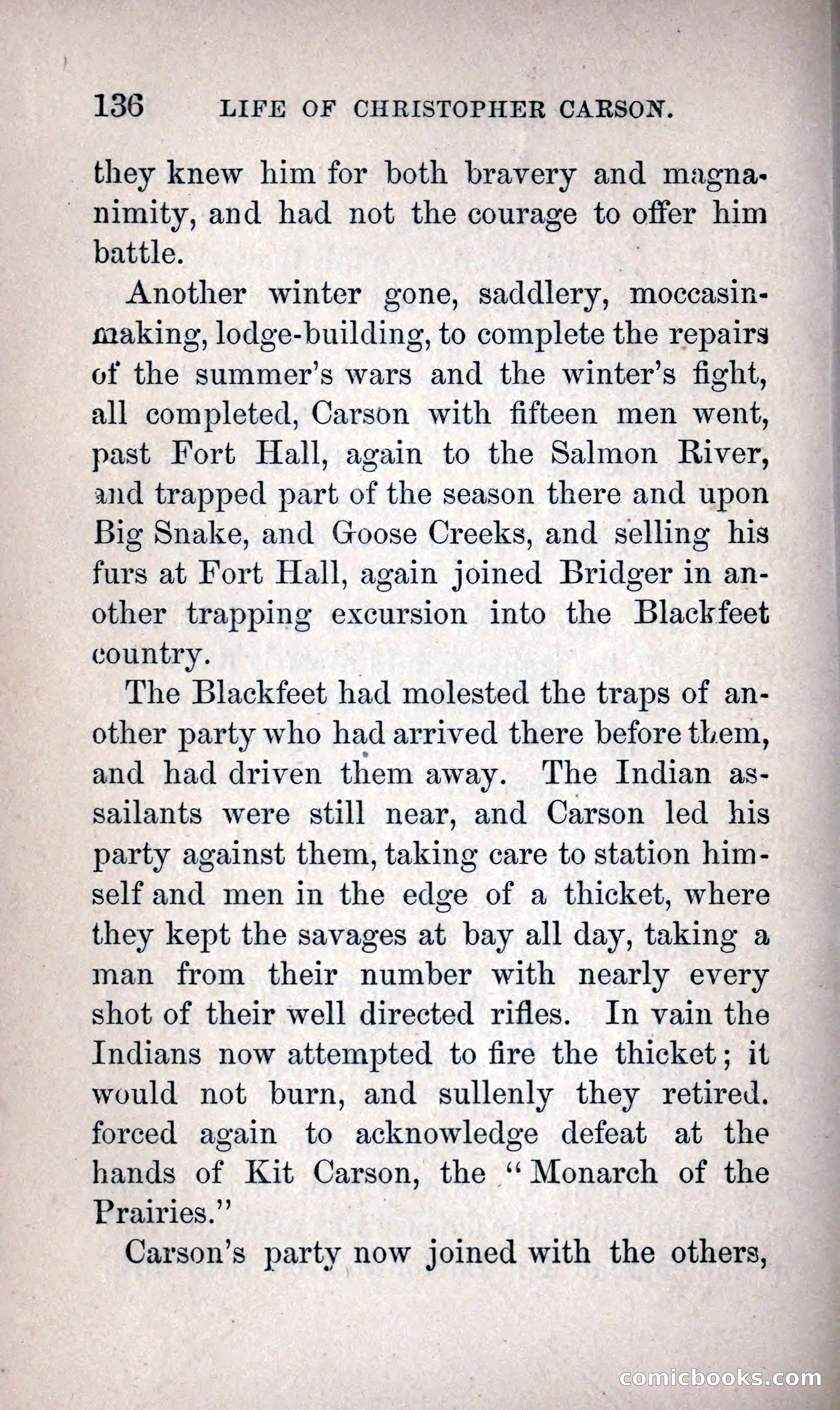 Life of Kit Carson the Great Western Hunter and Guide — page 150 of 400