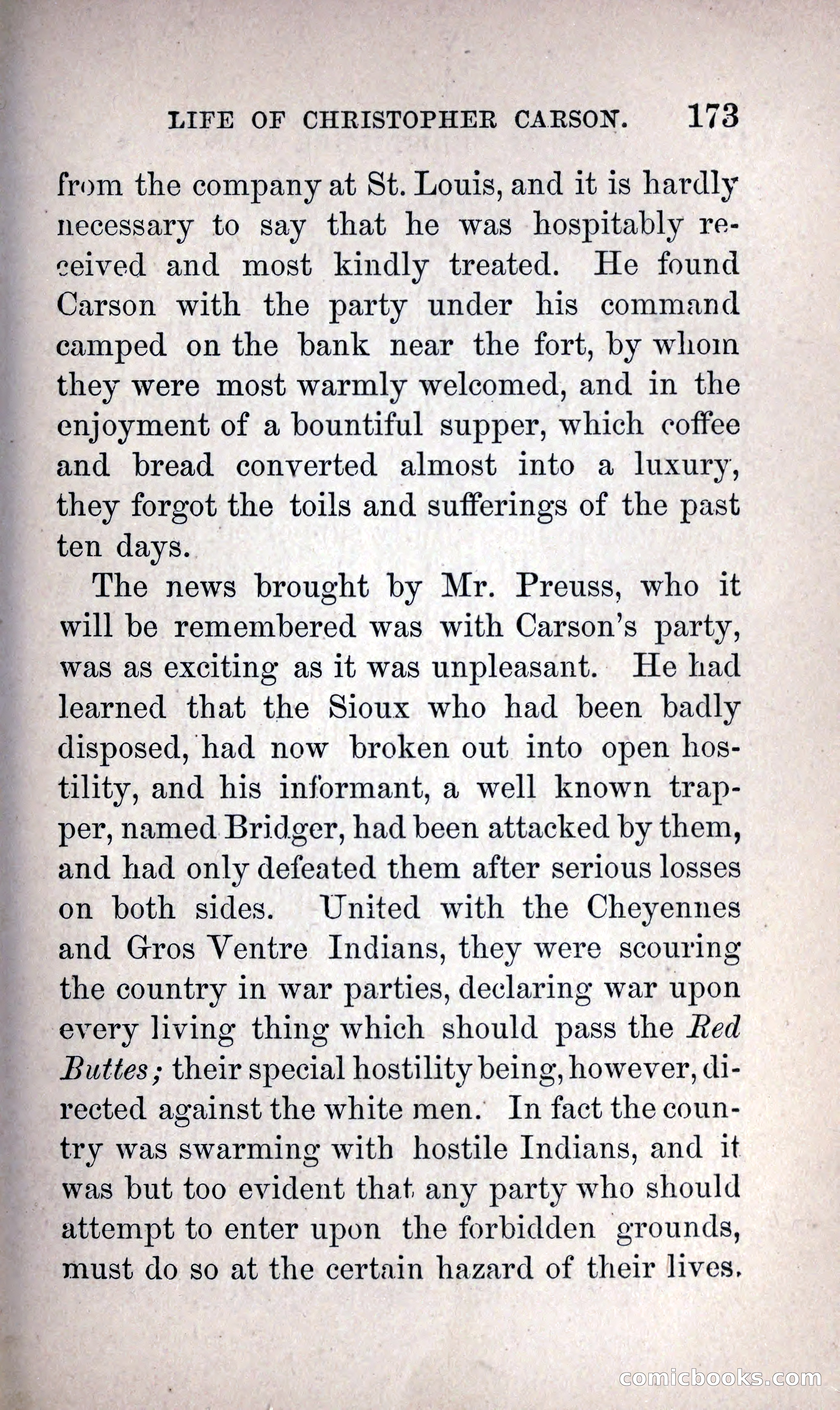 Life of Kit Carson the Great Western Hunter and Guide — page 189 of 400