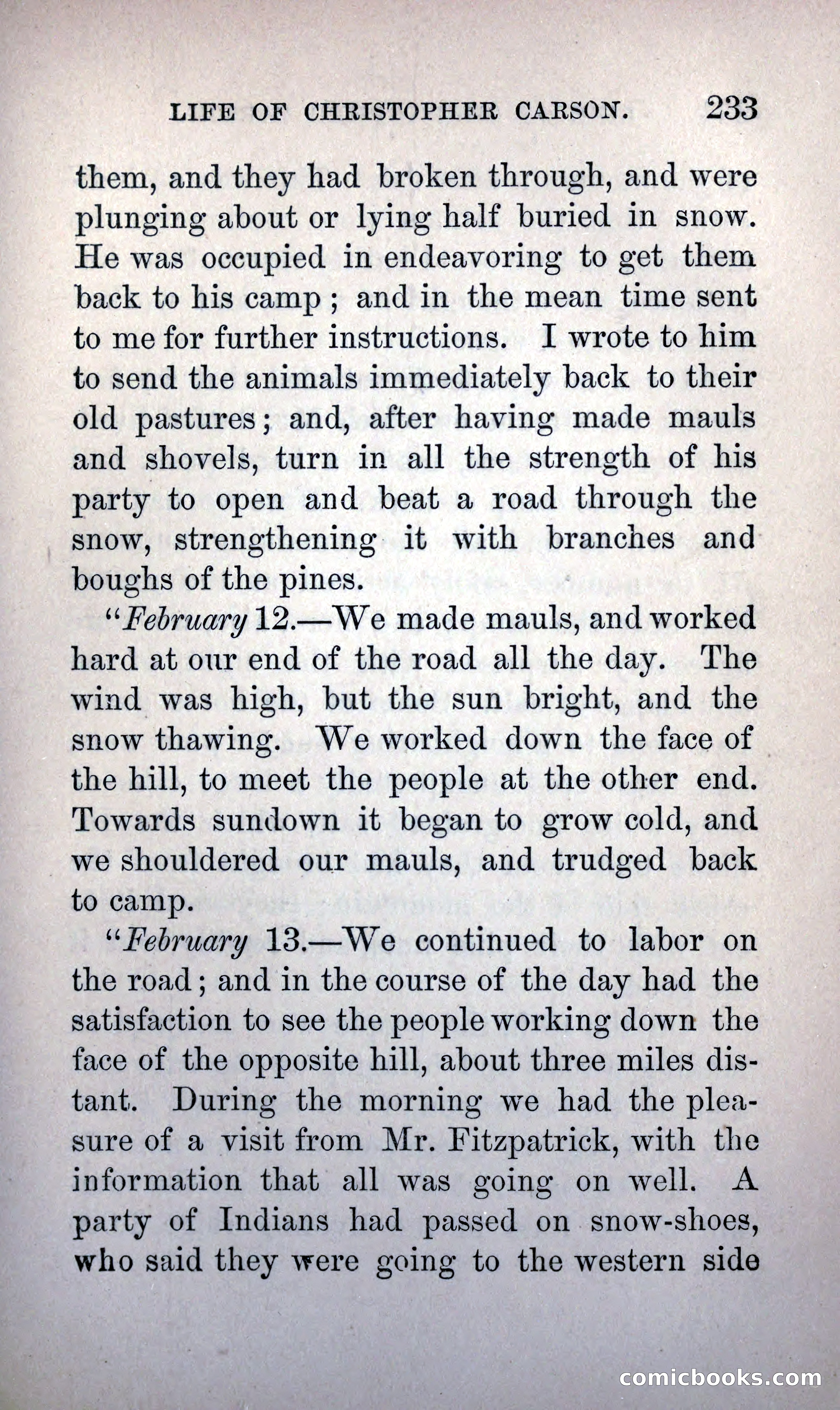 Life of Kit Carson the Great Western Hunter and Guide — page 249 of 400