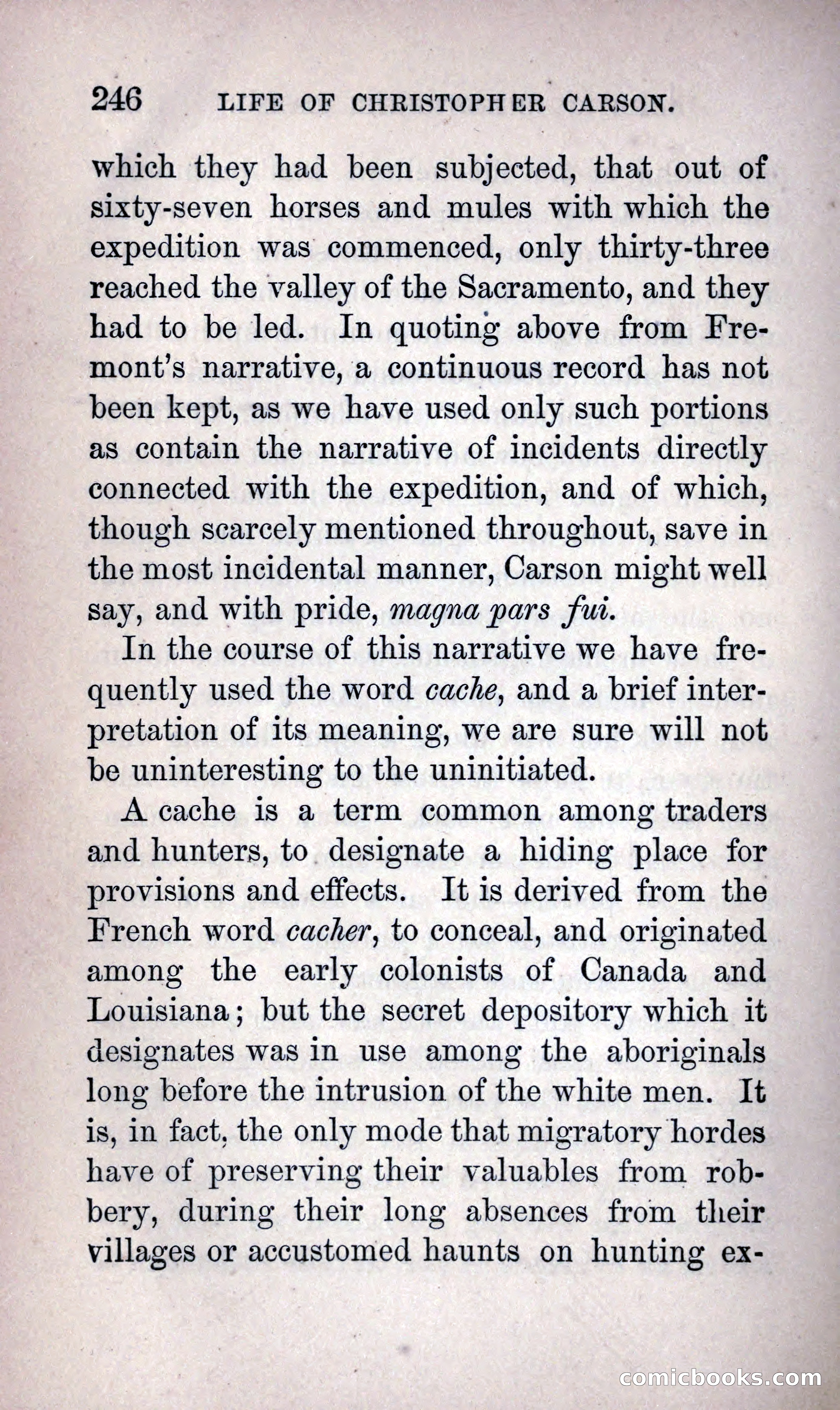 Life of Kit Carson the Great Western Hunter and Guide — page 264 of 400