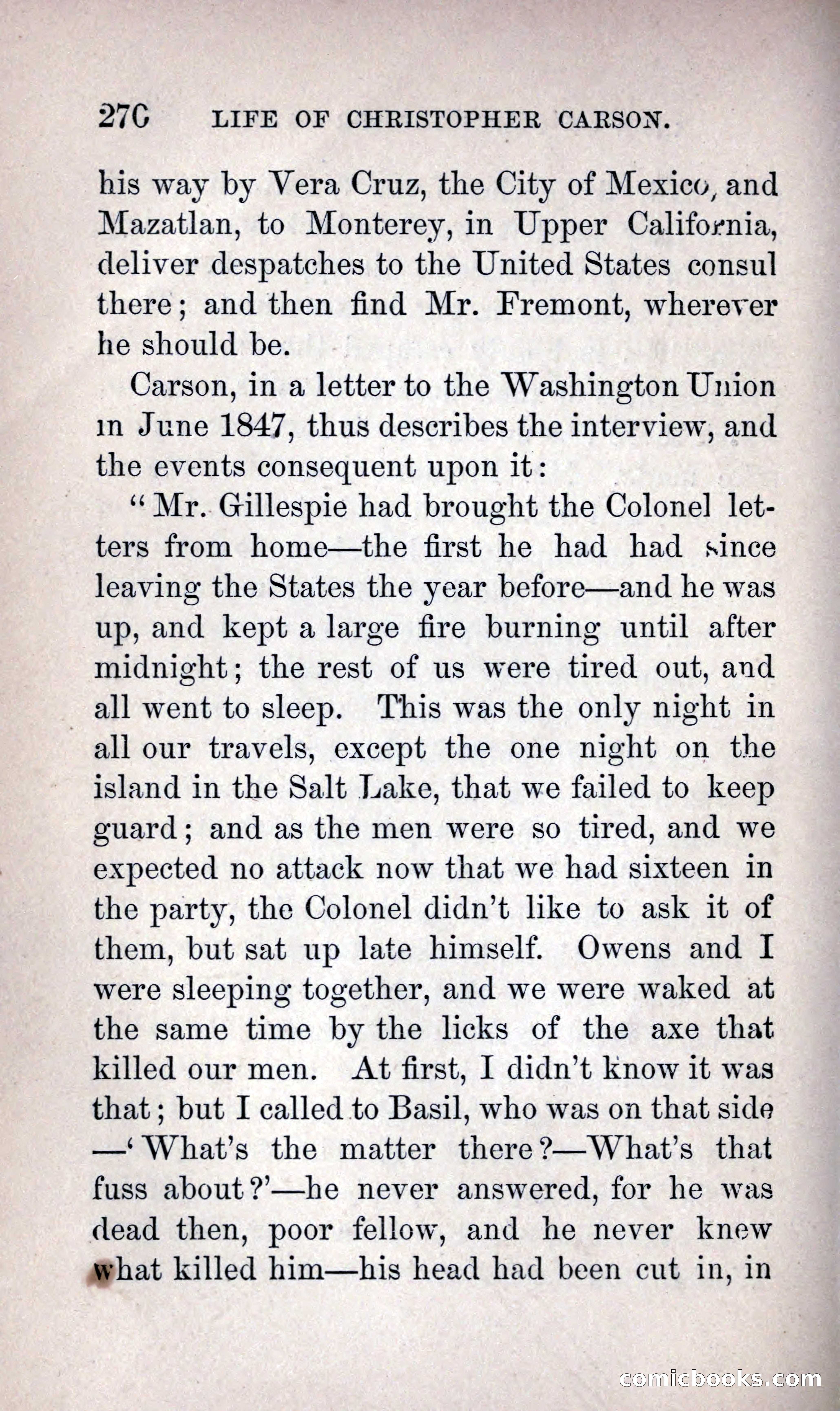 Life of Kit Carson the Great Western Hunter and Guide — page 288 of 400