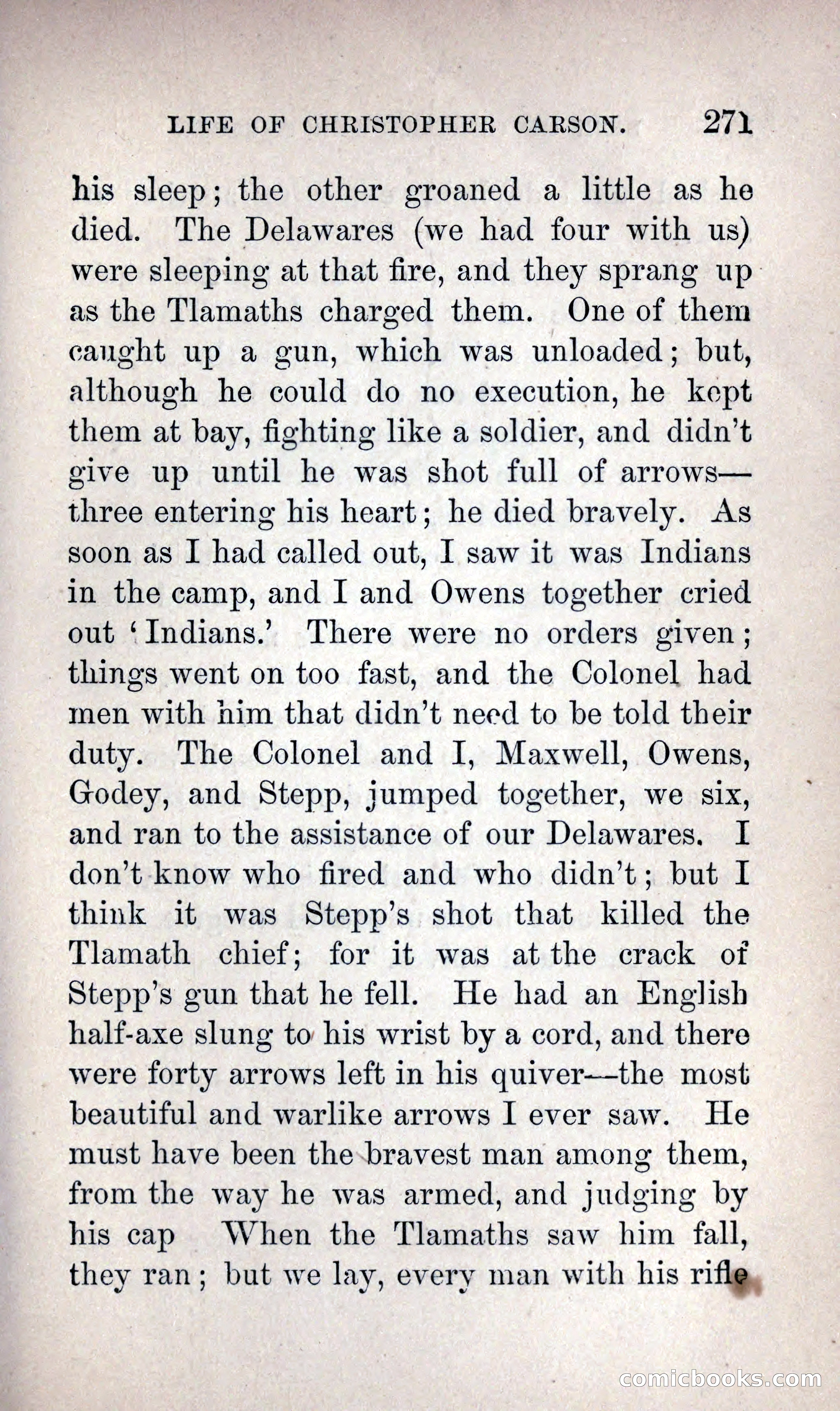 Life of Kit Carson the Great Western Hunter and Guide — page 289 of 400
