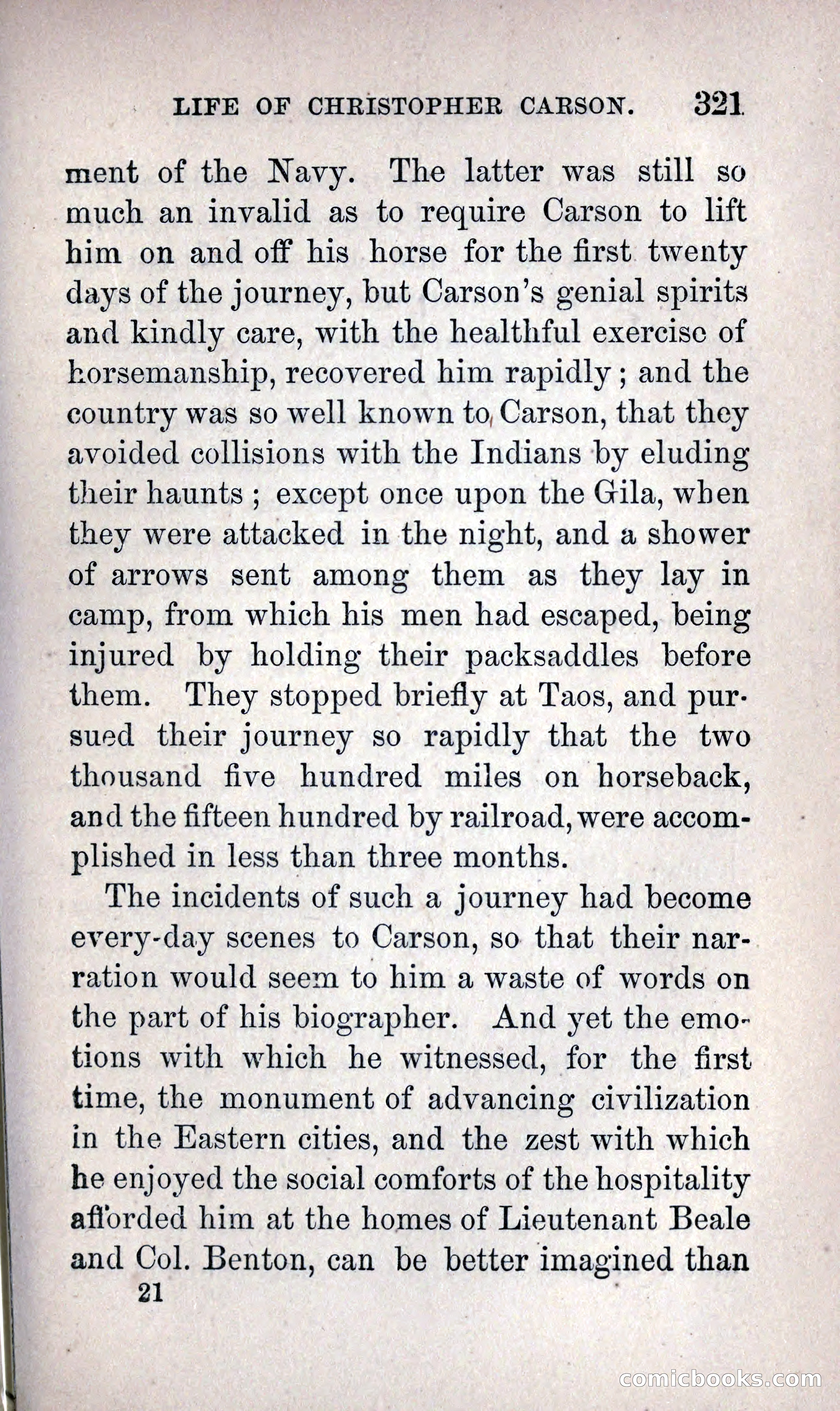 Life of Kit Carson the Great Western Hunter and Guide — page 339 of 400