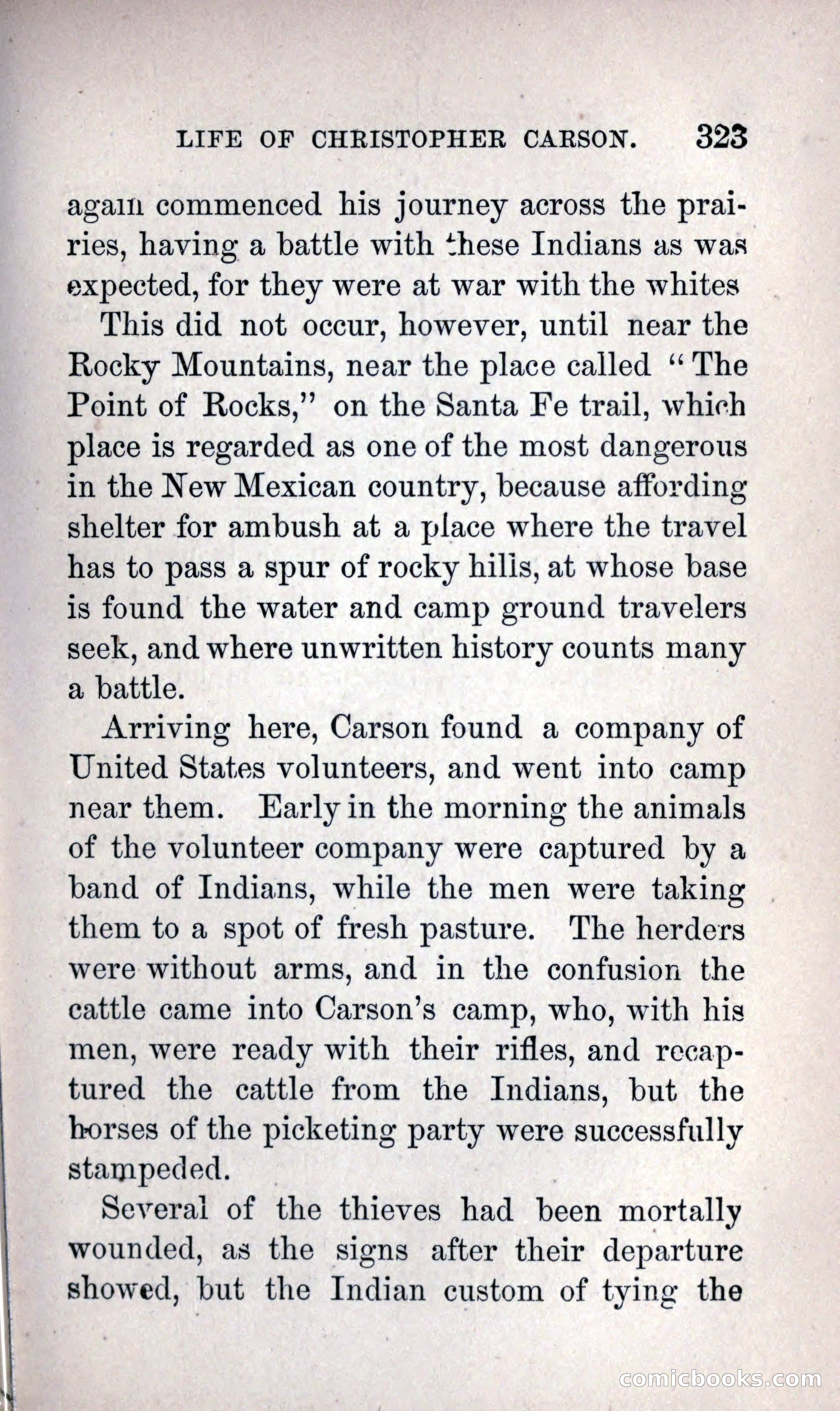 Life of Kit Carson the Great Western Hunter and Guide — page 341 of 400