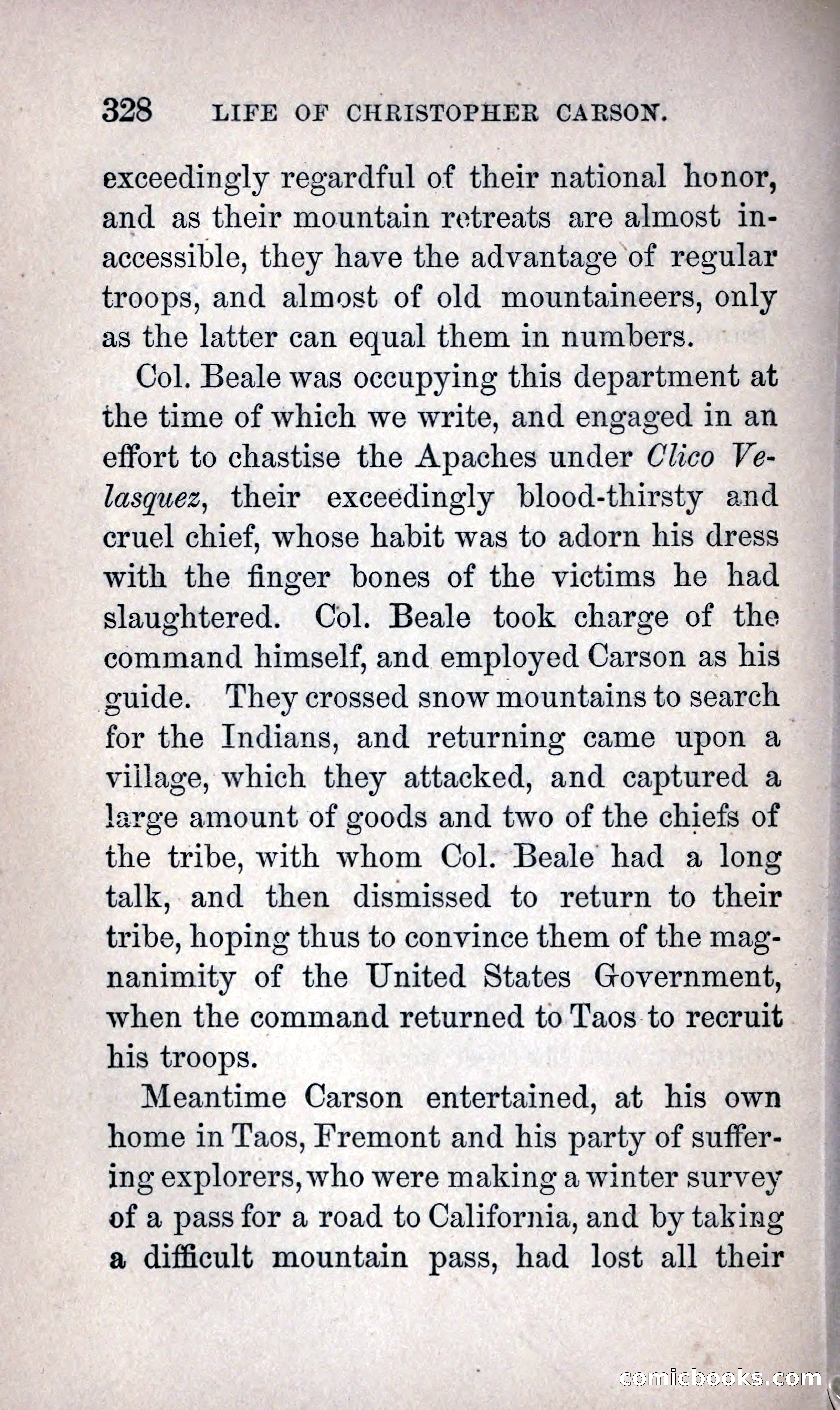 Life of Kit Carson the Great Western Hunter and Guide — page 346 of 400