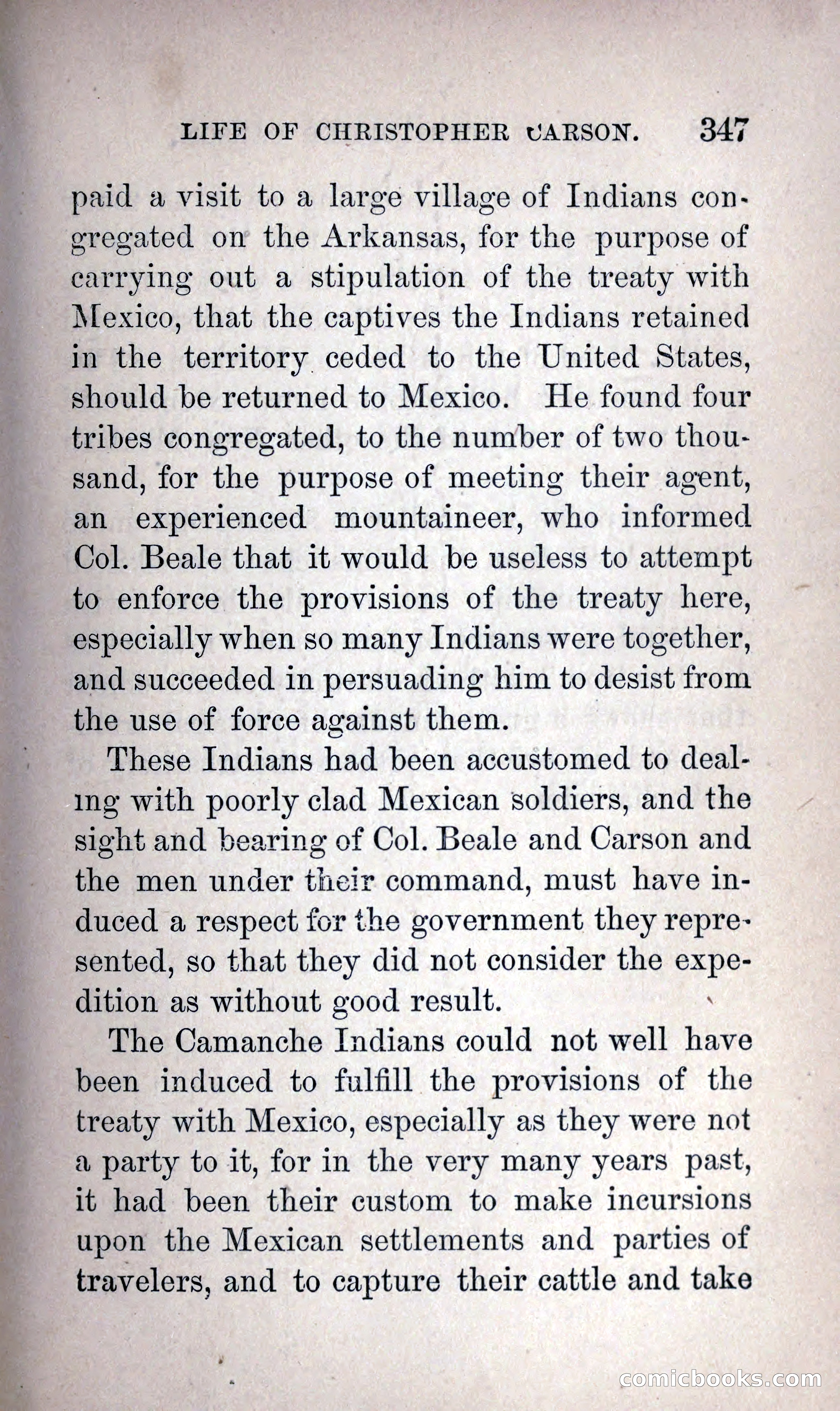 Life of Kit Carson the Great Western Hunter and Guide — page 365 of 400