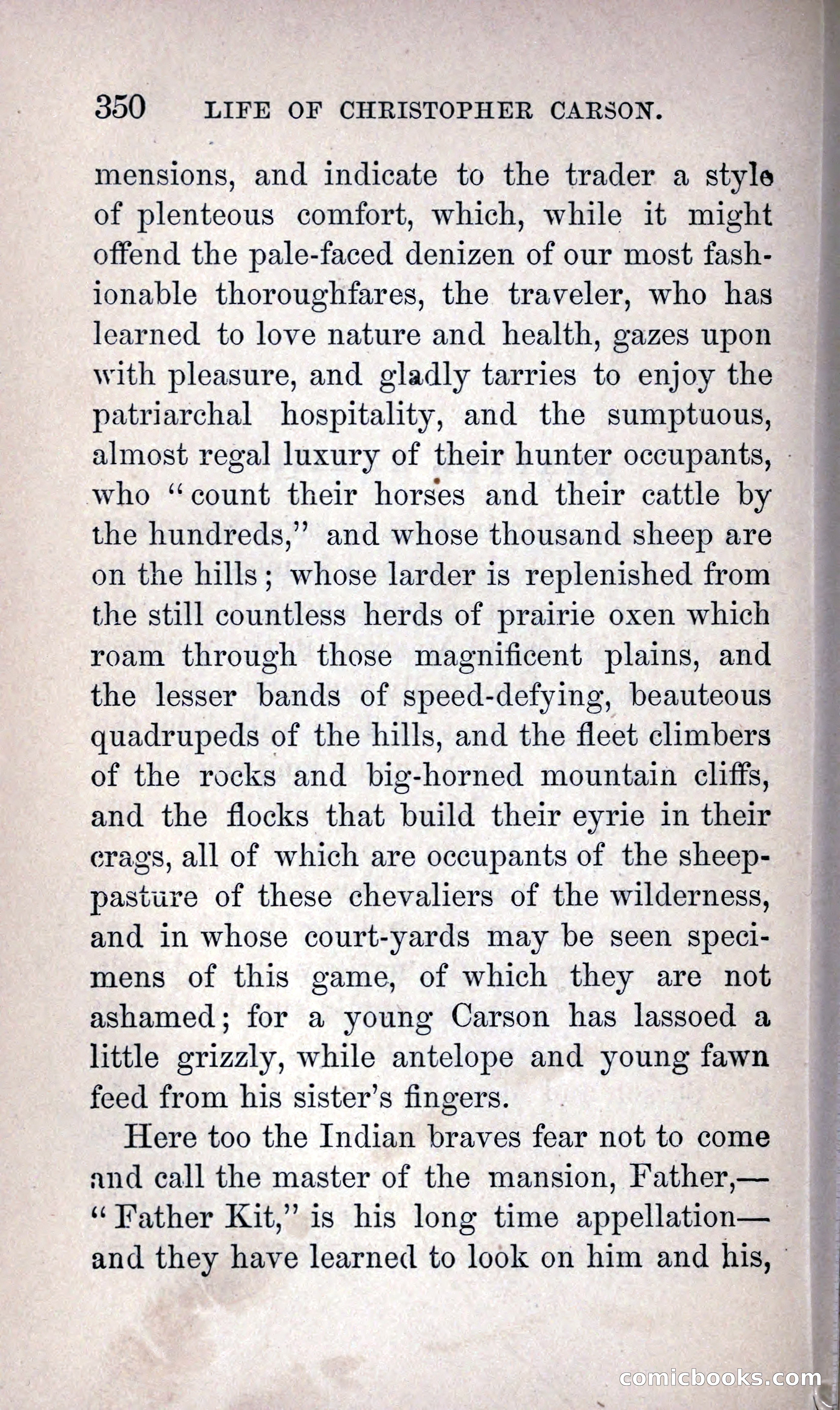 Life of Kit Carson the Great Western Hunter and Guide — page 368 of 400