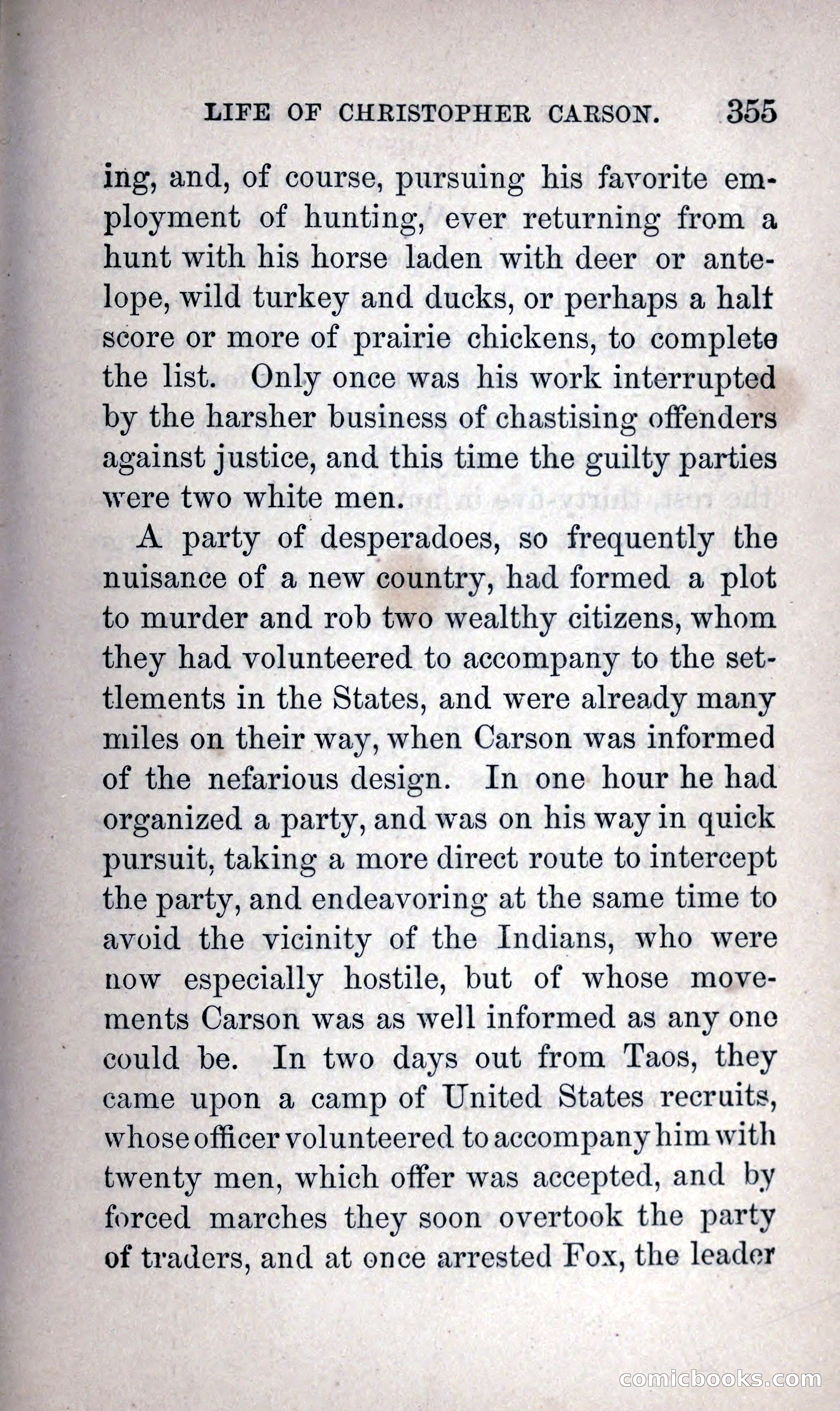 Life of Kit Carson the Great Western Hunter and Guide — page 373 of 400