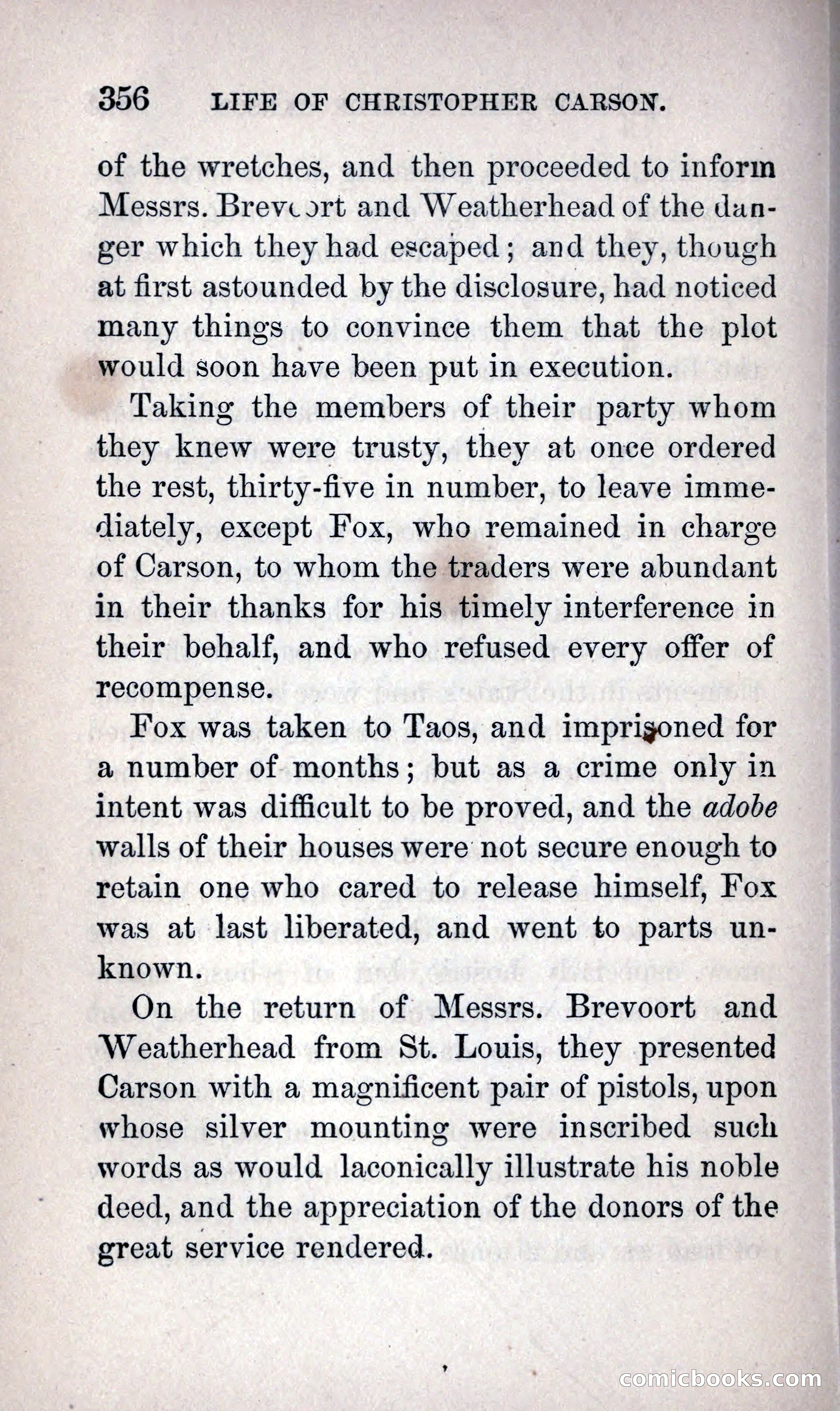 Life of Kit Carson the Great Western Hunter and Guide — page 374 of 400