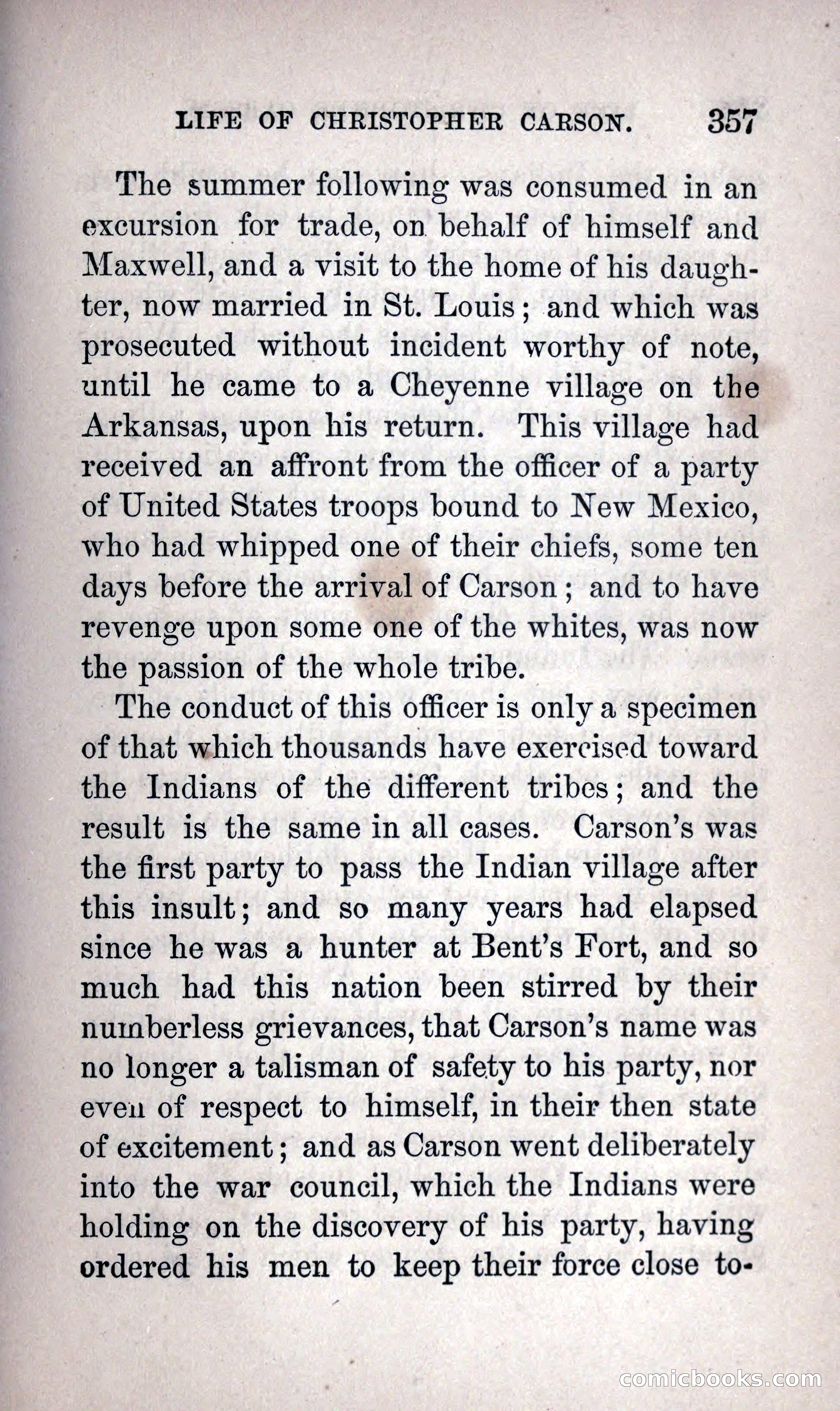 Life of Kit Carson the Great Western Hunter and Guide — page 375 of 400