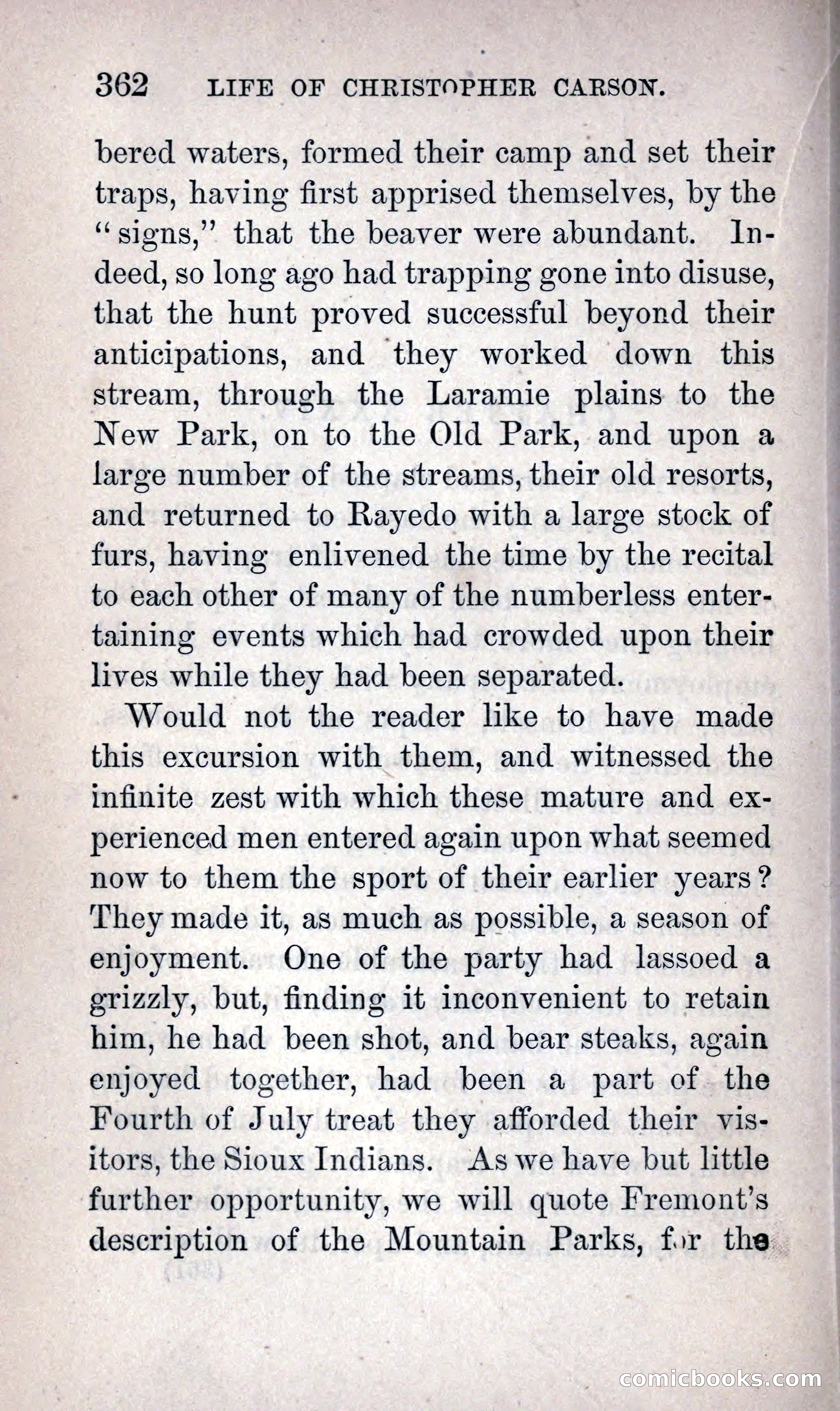 Life of Kit Carson the Great Western Hunter and Guide — page 380 of 400
