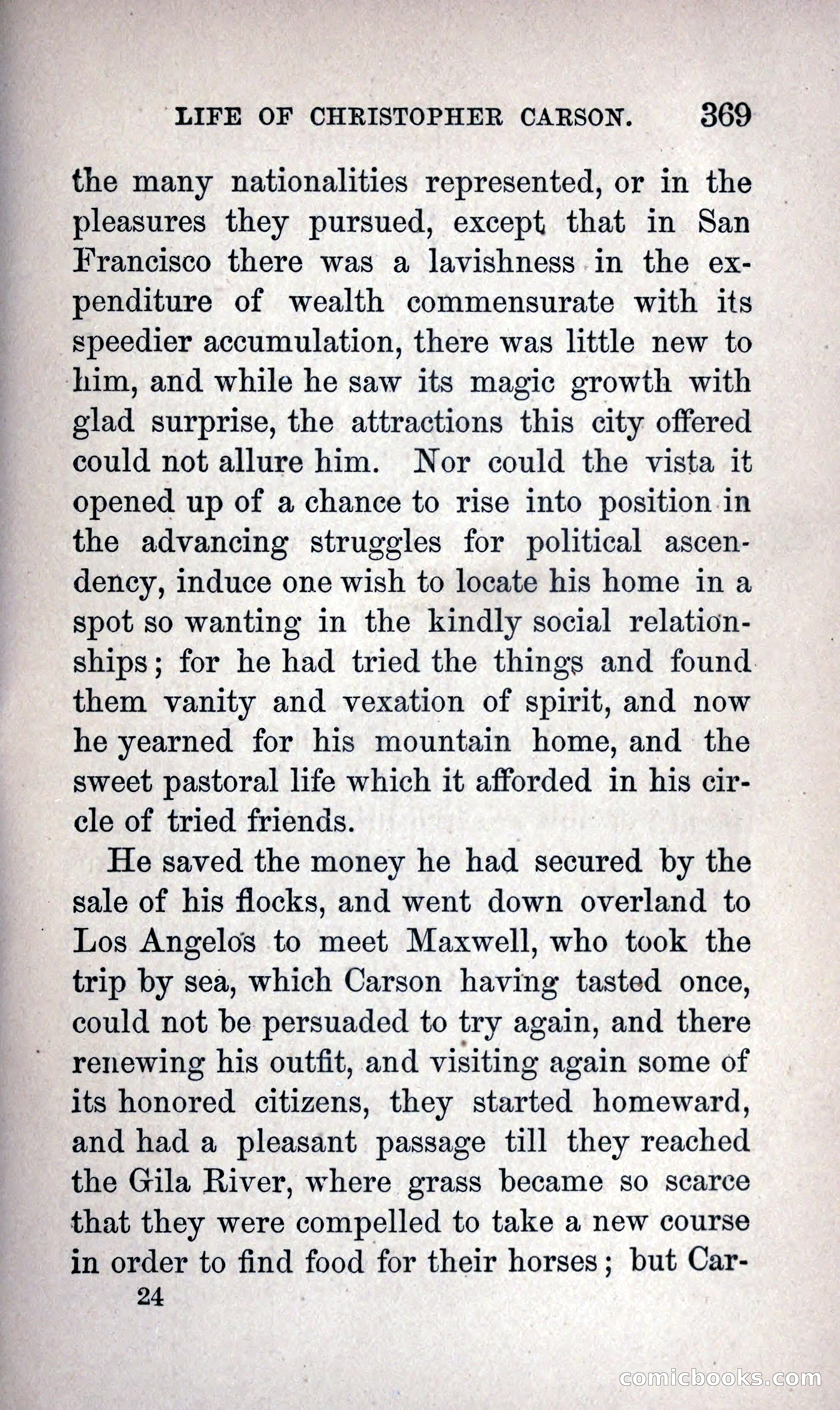 Life of Kit Carson the Great Western Hunter and Guide — page 387 of 400