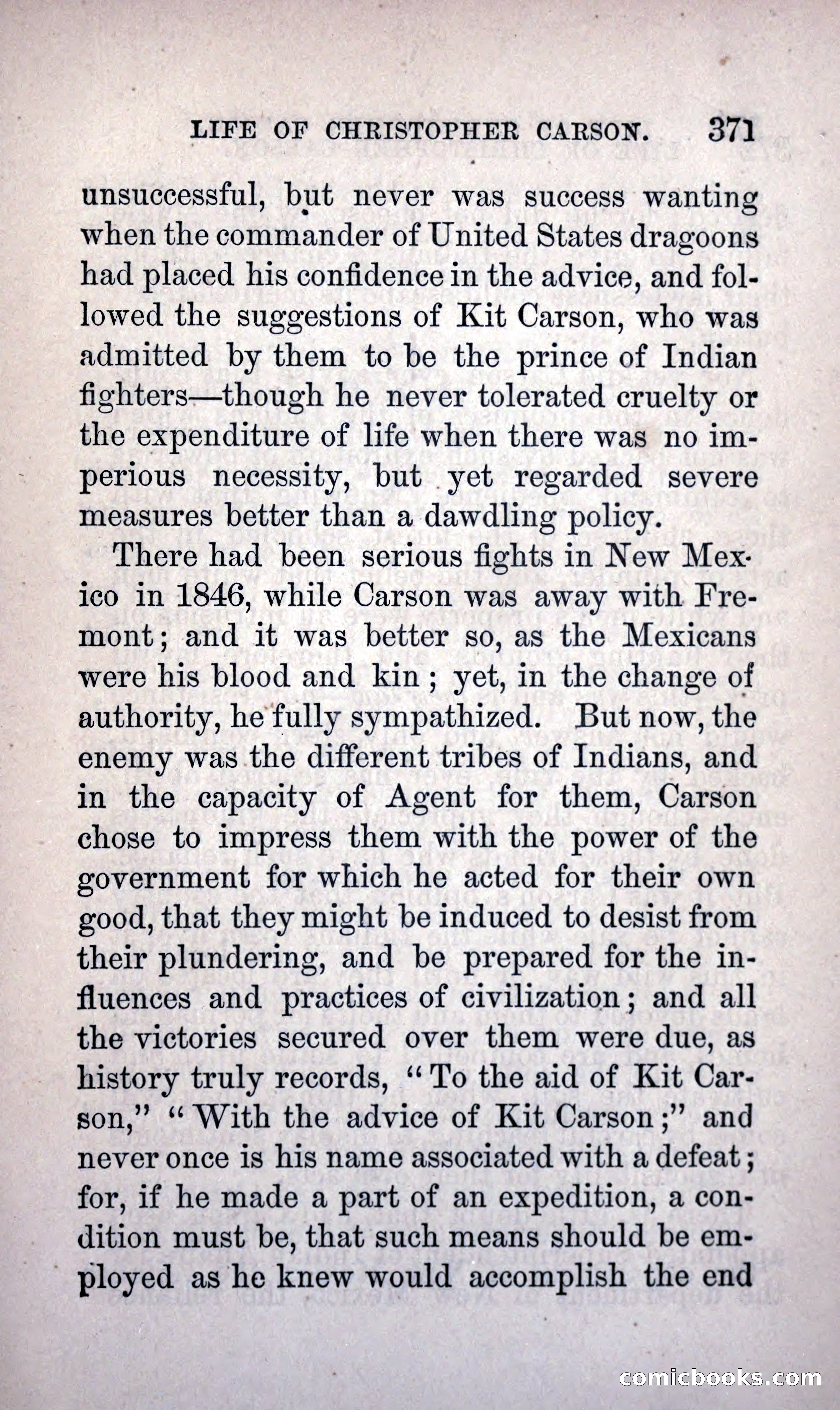 Life of Kit Carson the Great Western Hunter and Guide — page 389 of 400
