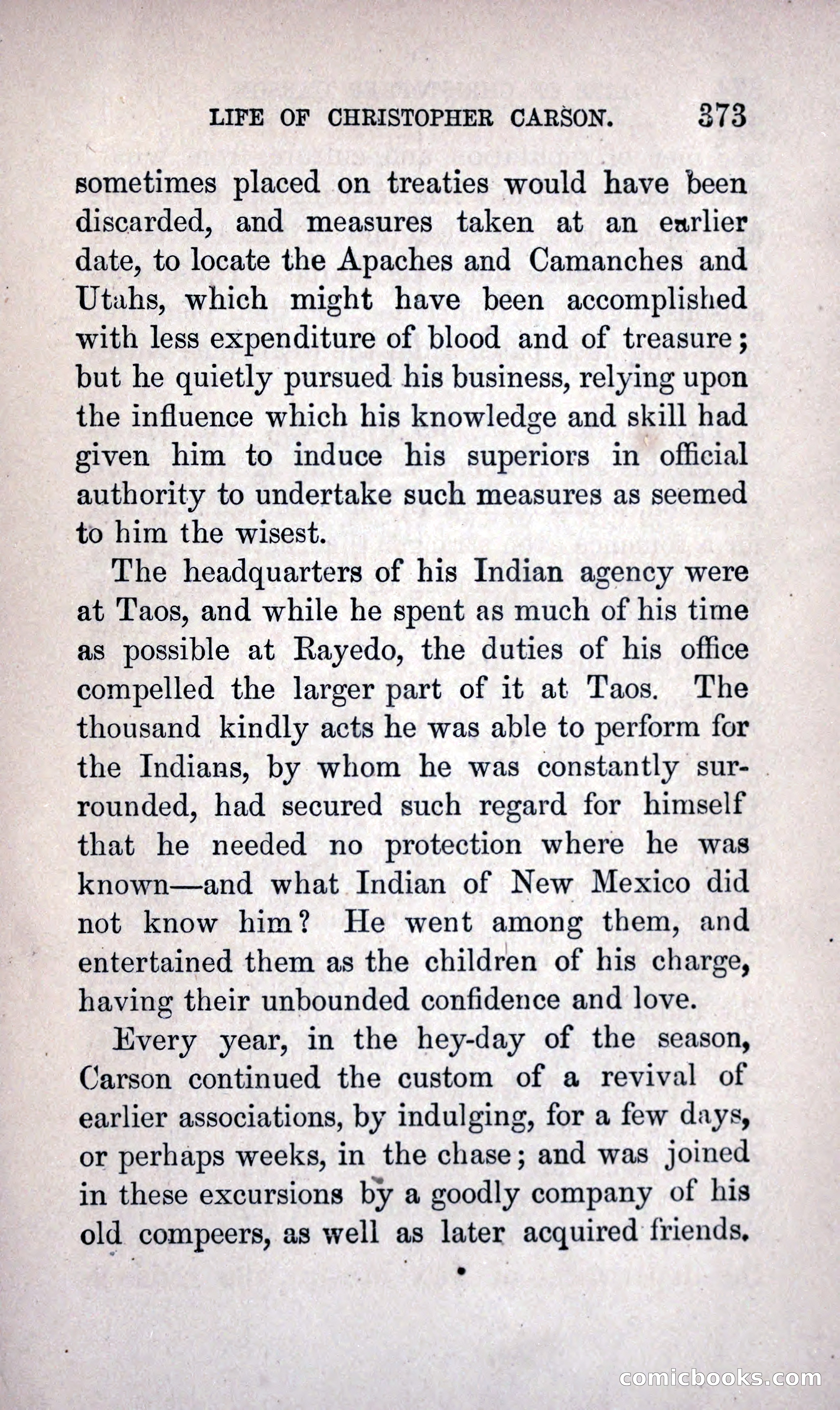 Life of Kit Carson the Great Western Hunter and Guide — page 391 of 400