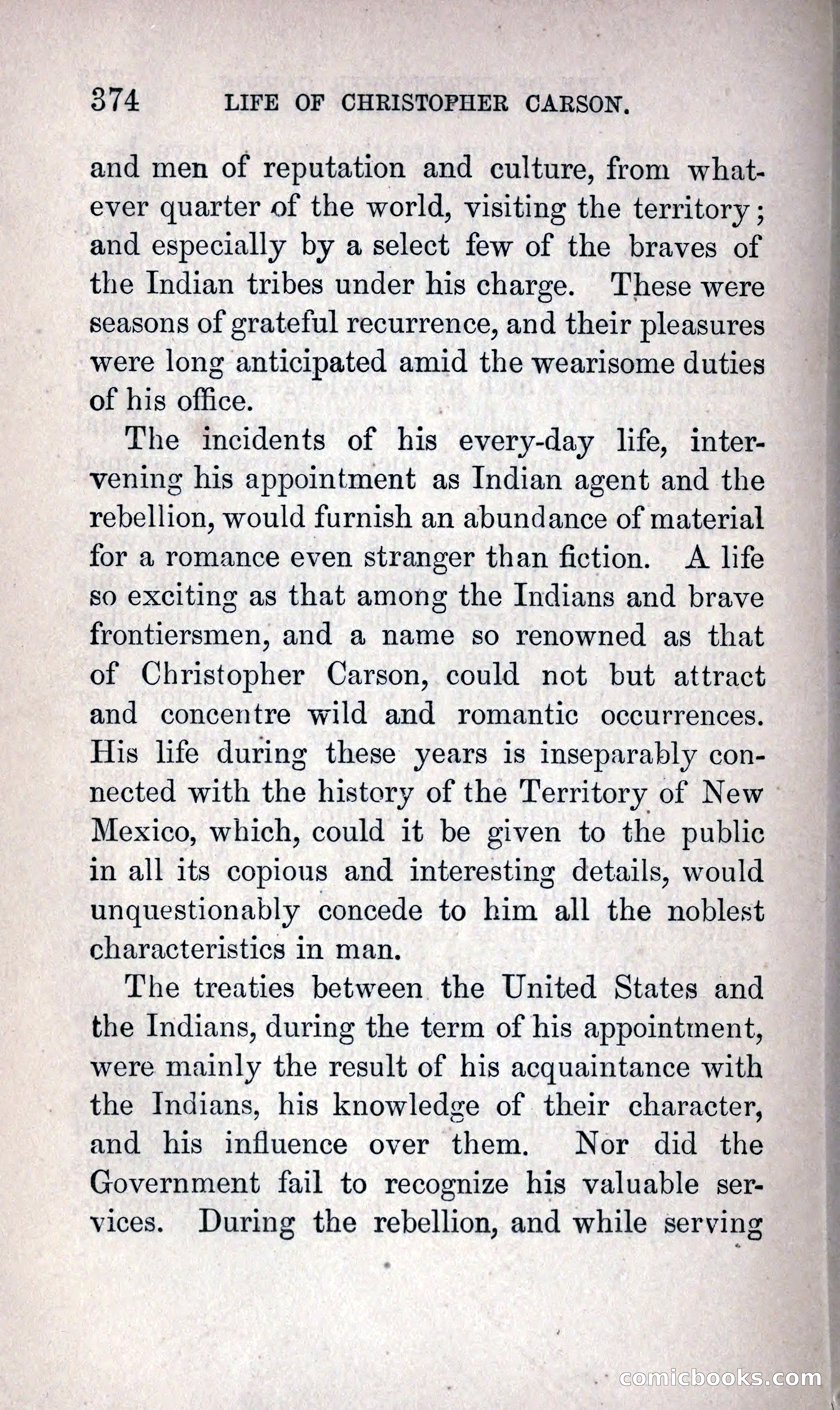 Life of Kit Carson the Great Western Hunter and Guide — page 392 of 400