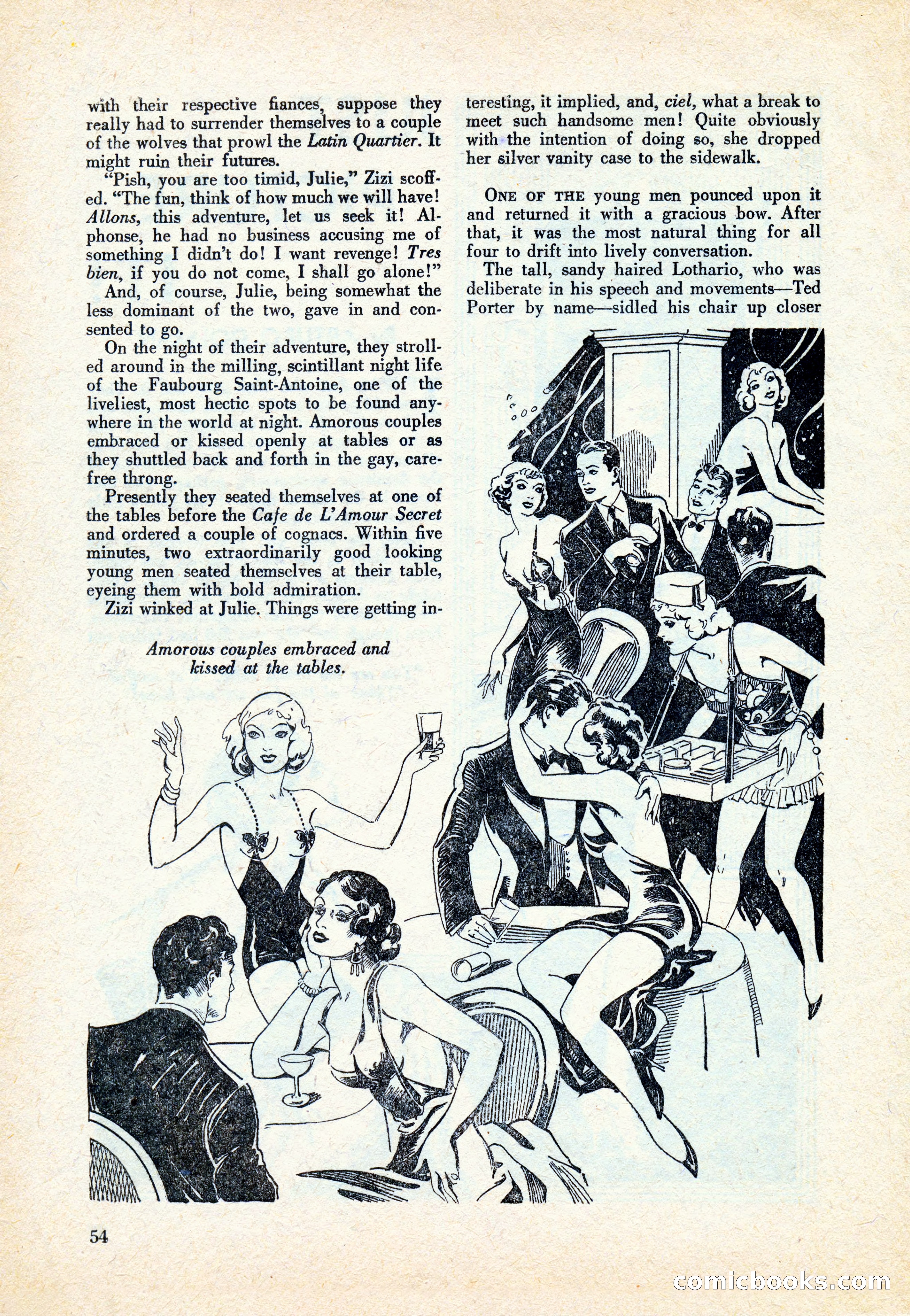 La Paree, April 1937 — page 56 of 68