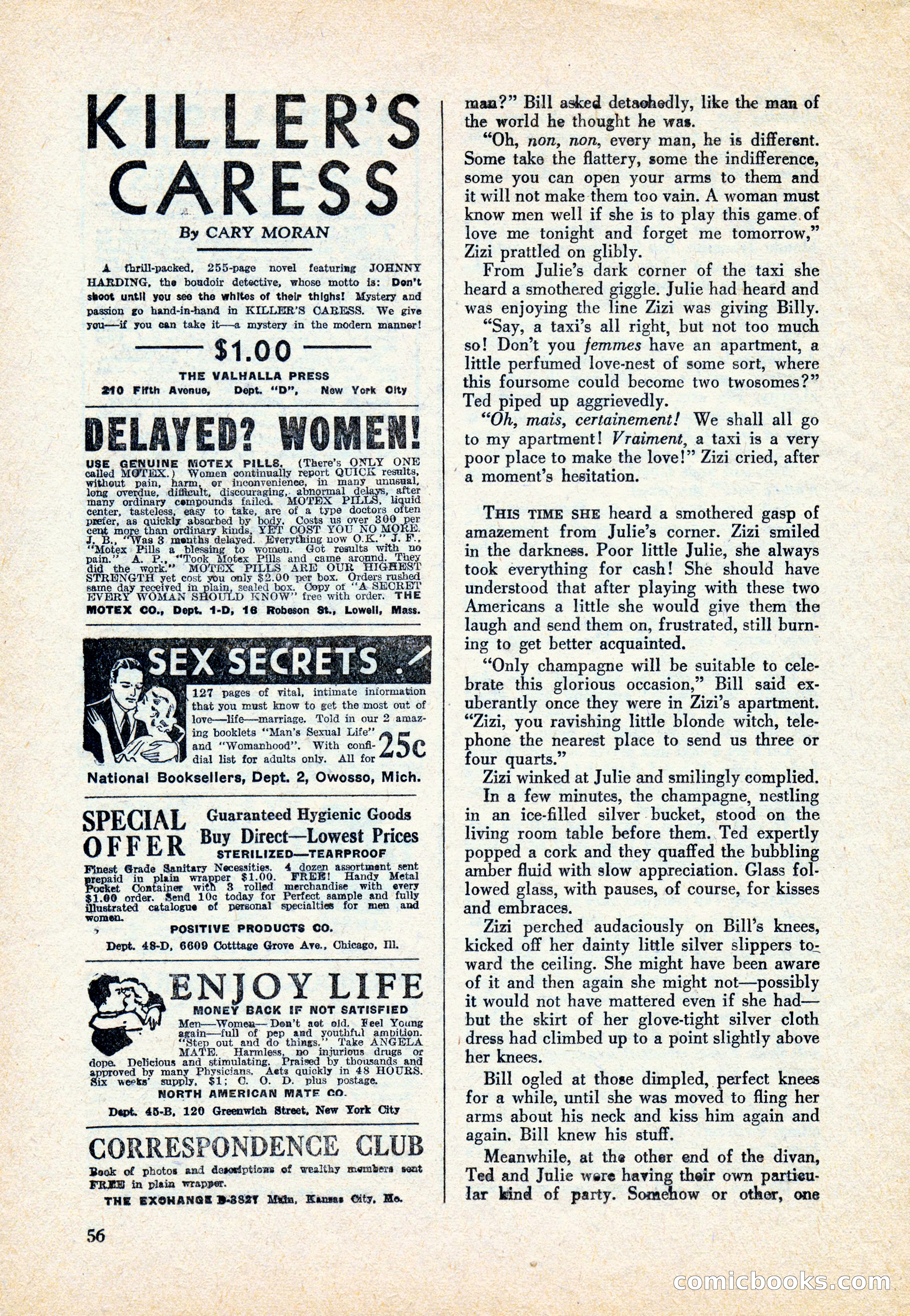 La Paree, April 1937 — page 58 of 68