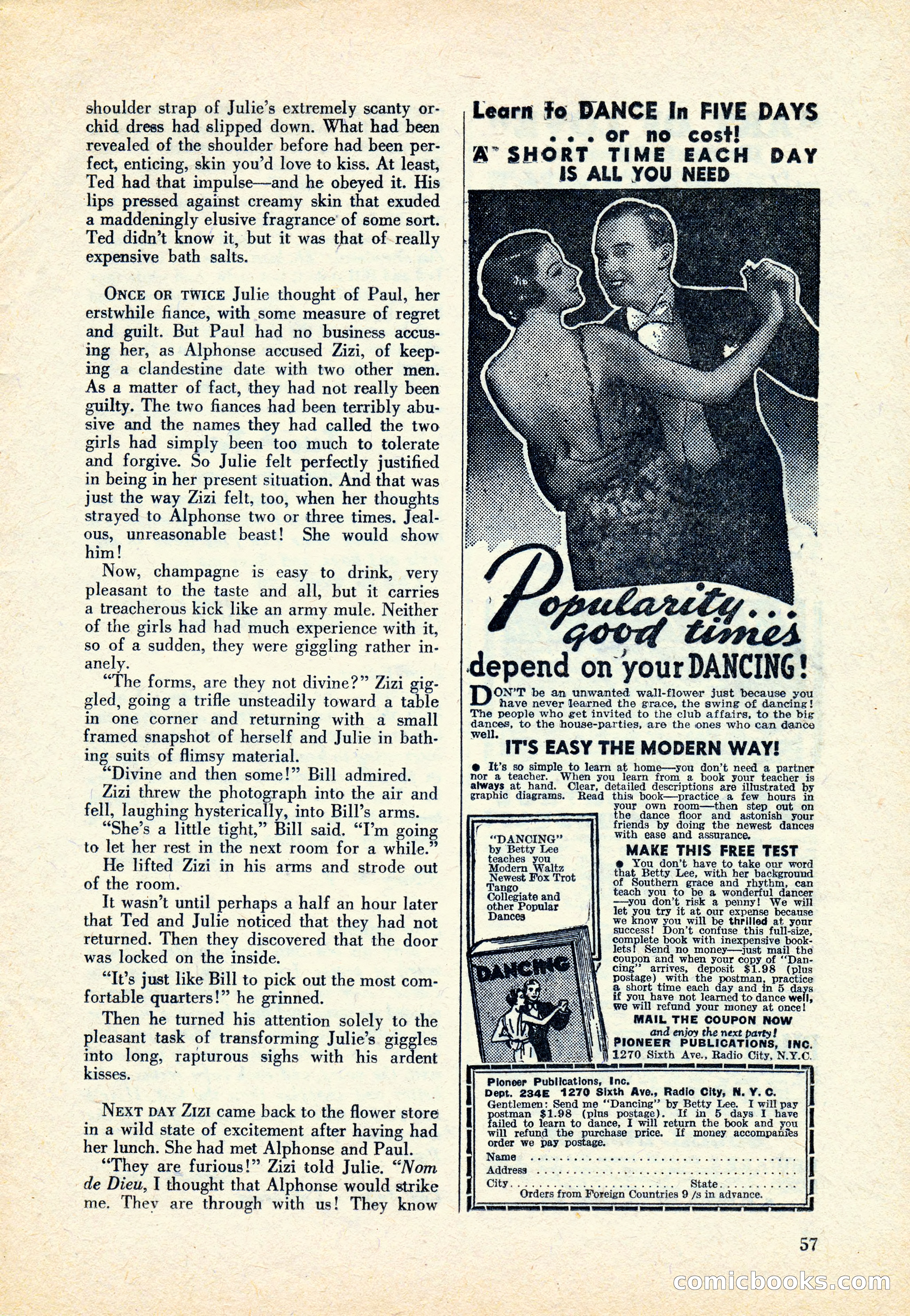 La Paree, April 1937 — page 59 of 68