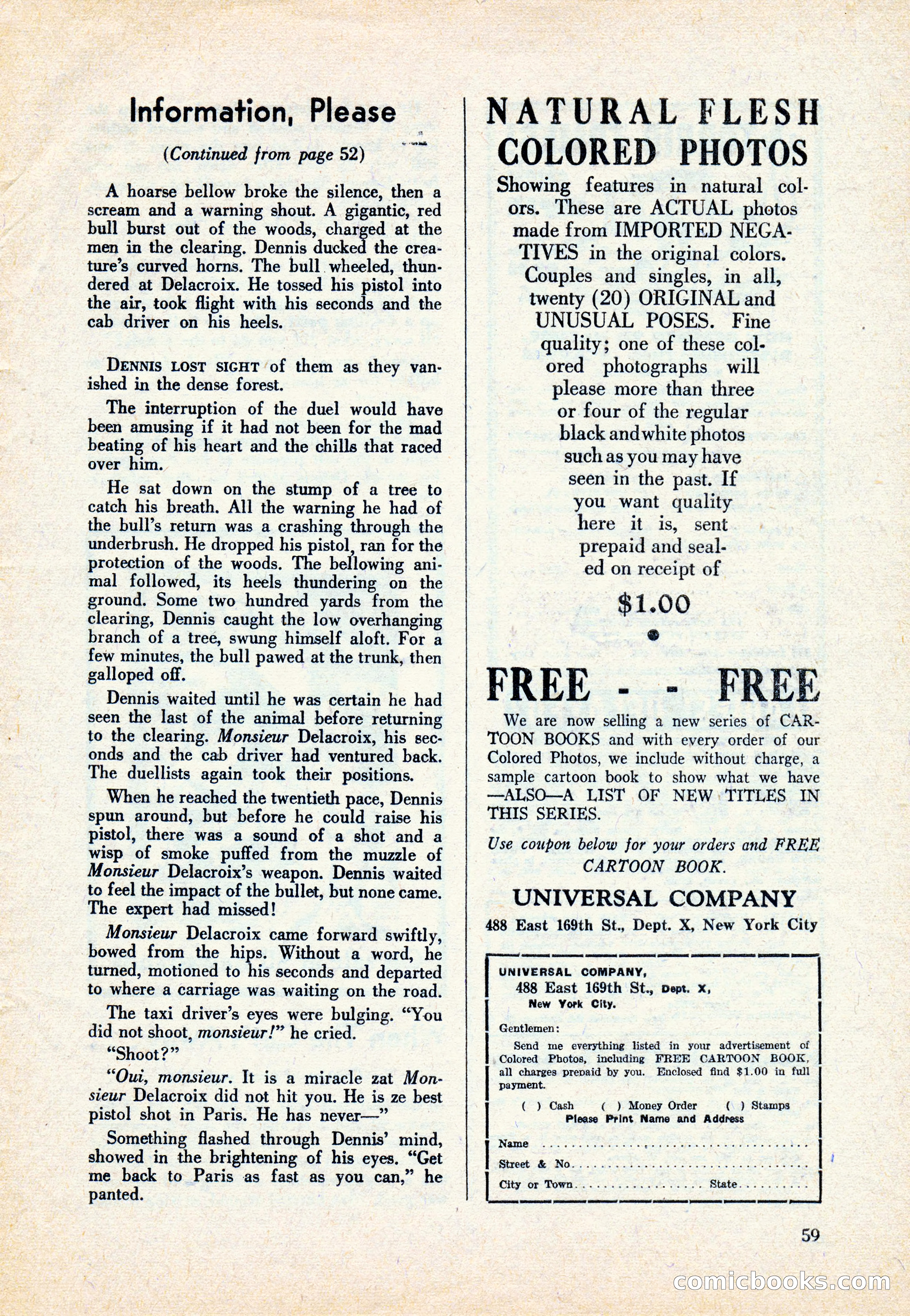 La Paree, April 1937 — page 61 of 68