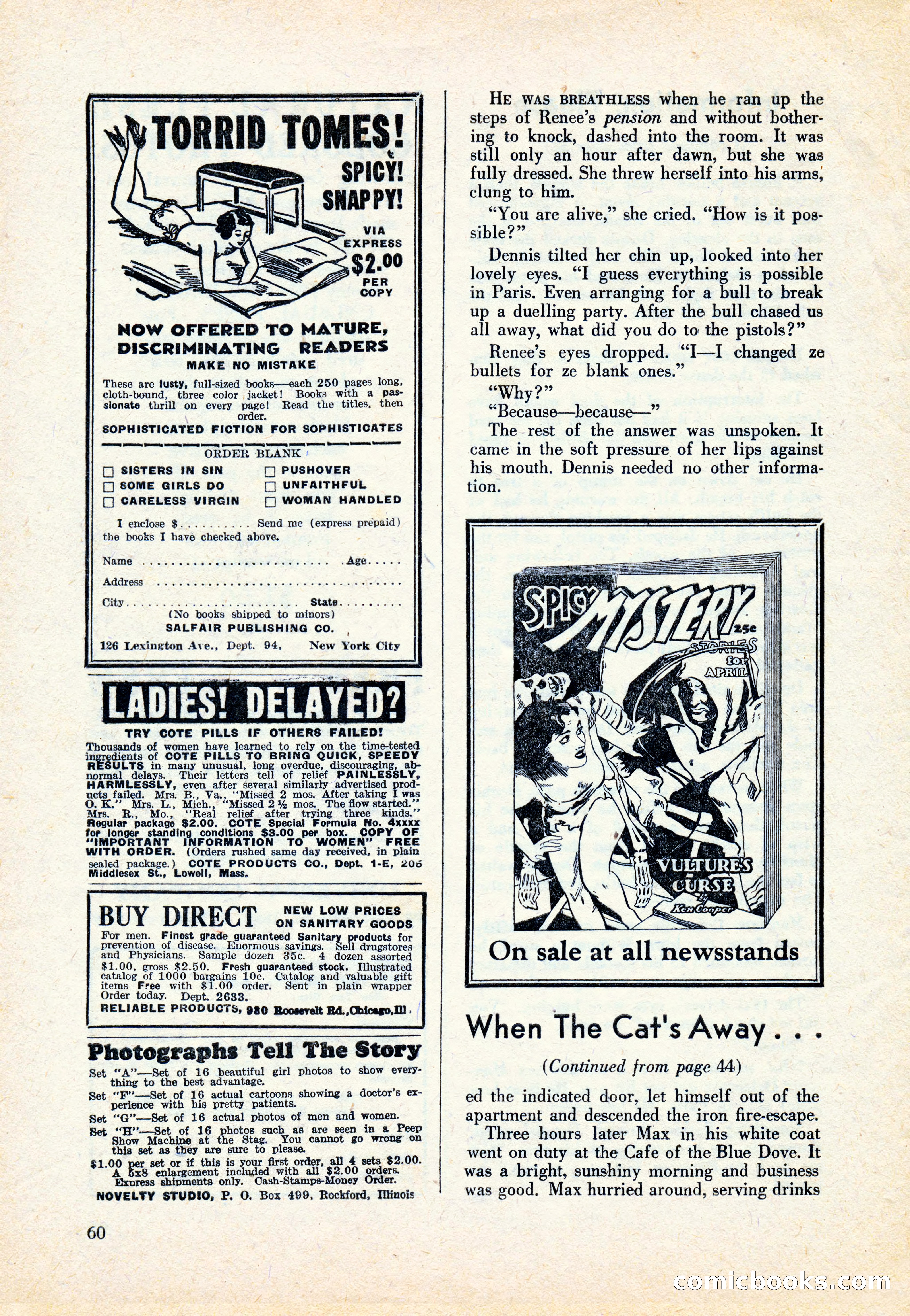 La Paree, April 1937 — page 62 of 68