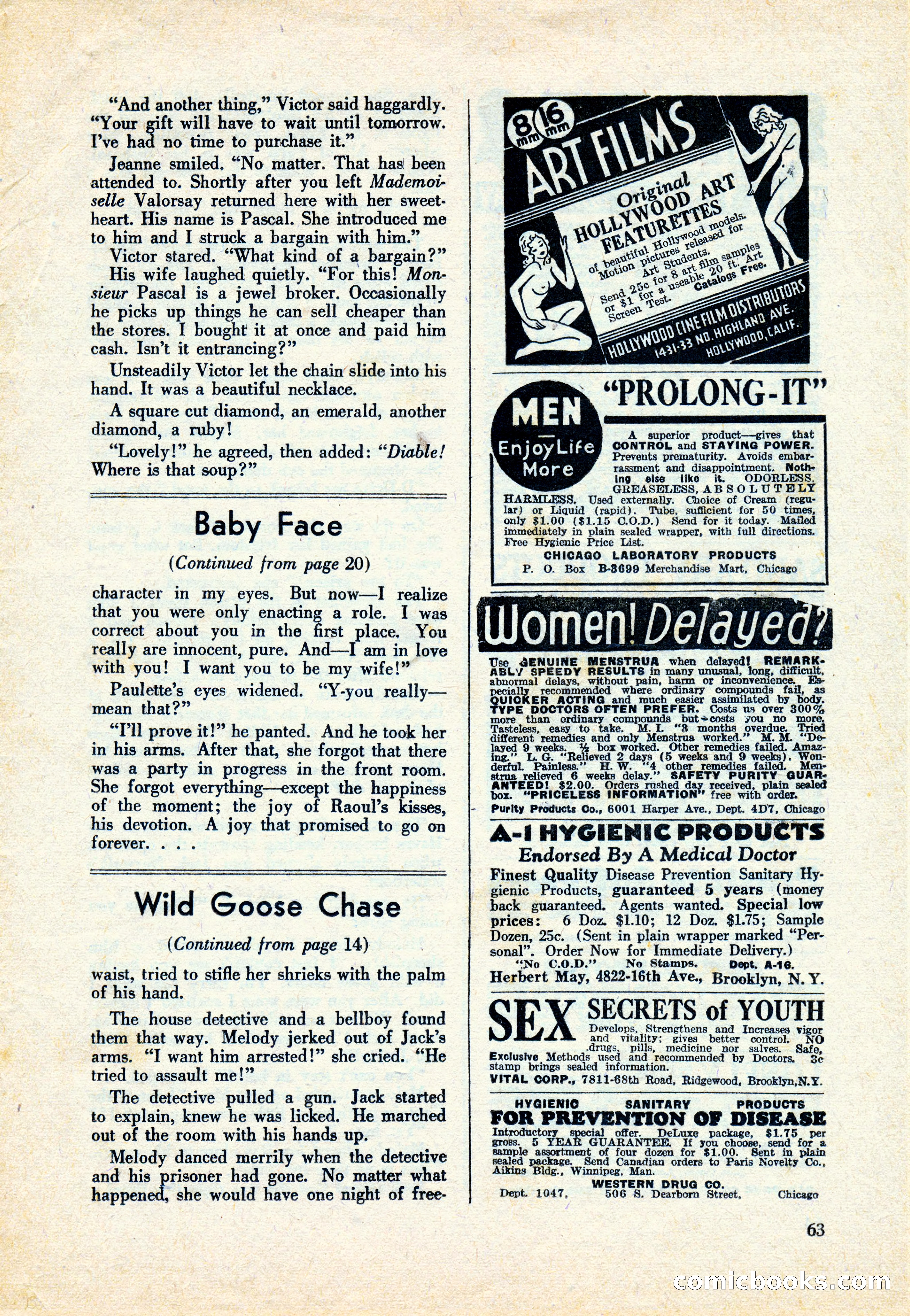 La Paree, April 1937 — page 65 of 68