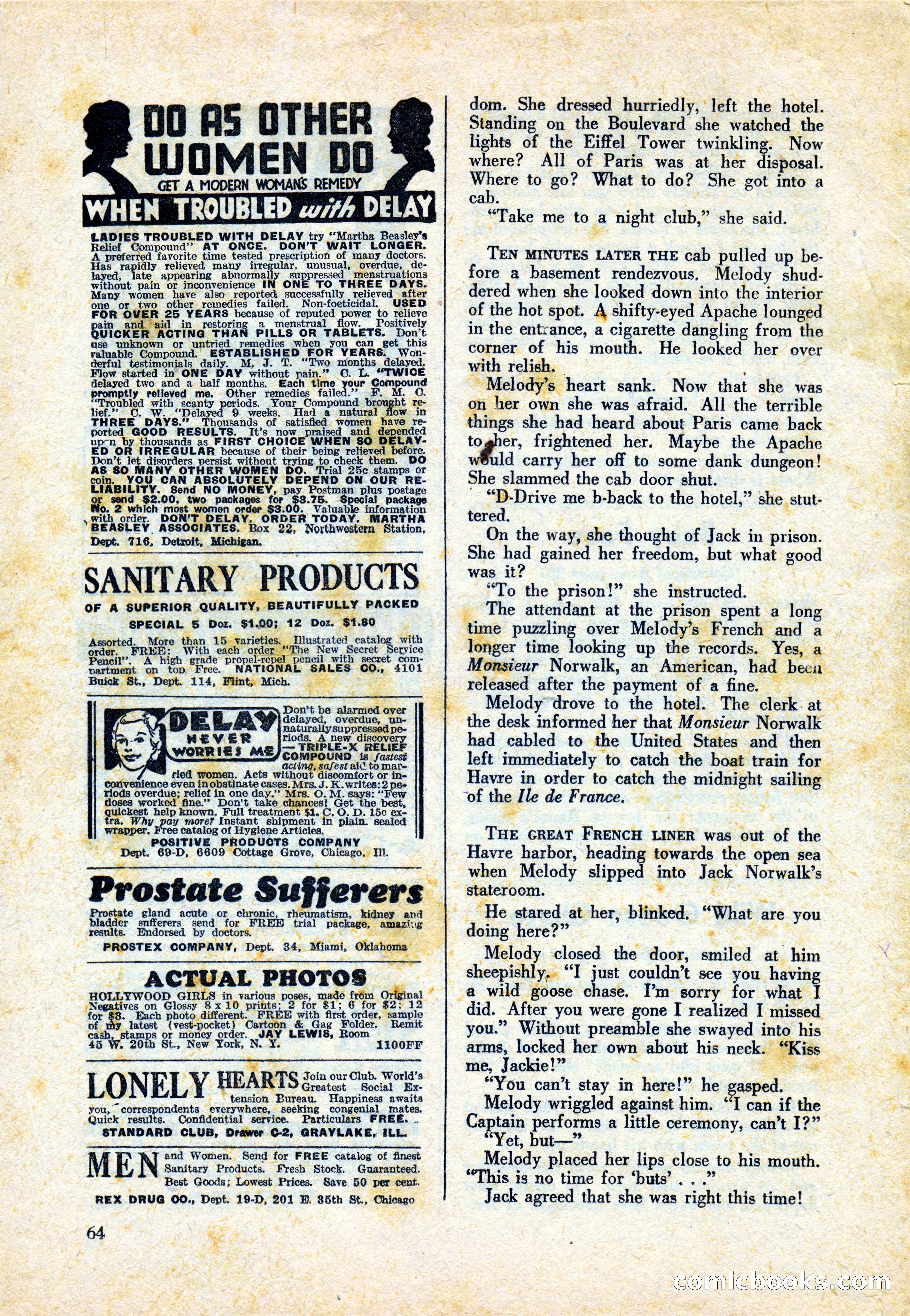 La Paree, April 1937 — page 66 of 68