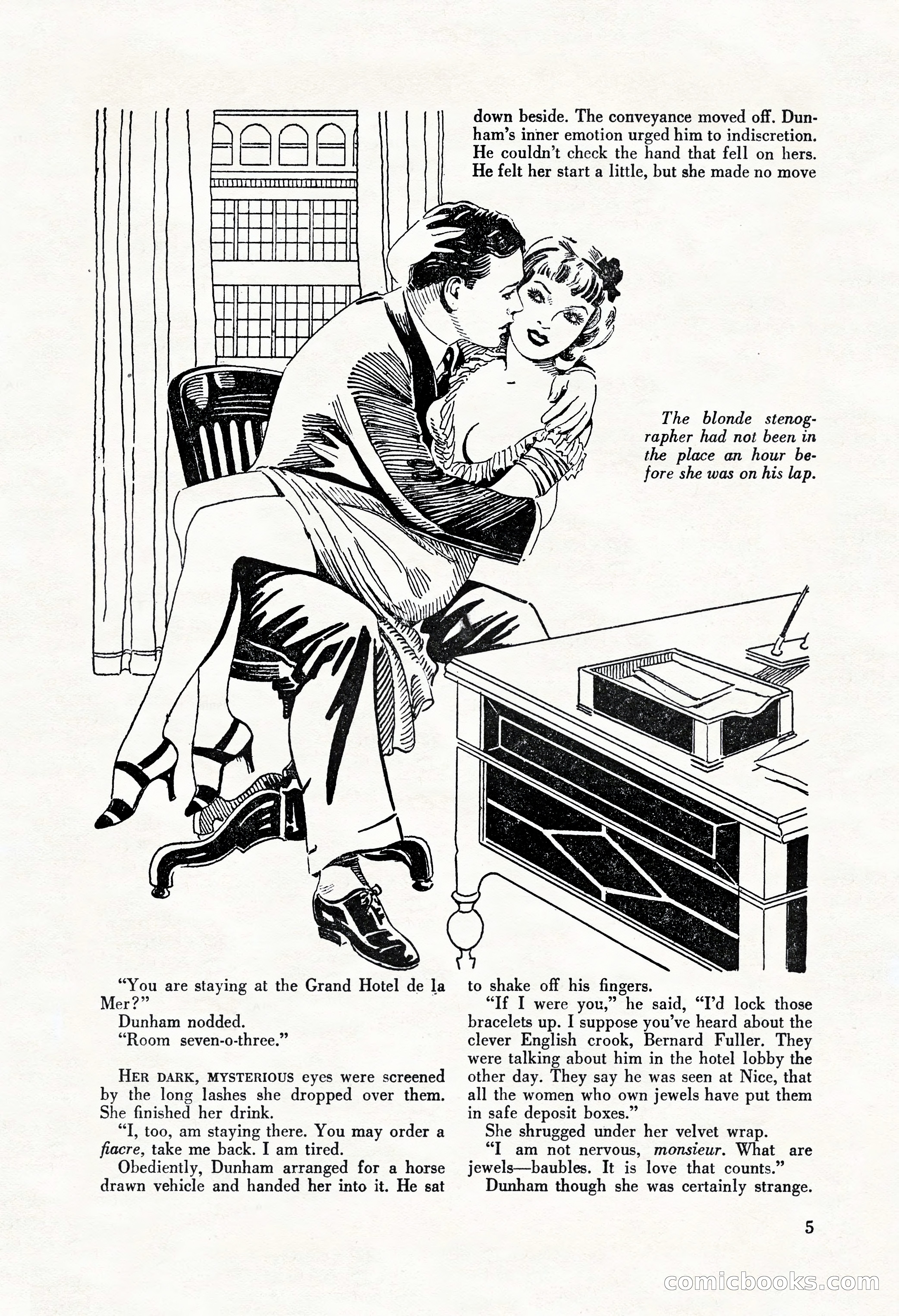 La Paree Stories, August 1936 — page 7 of 68