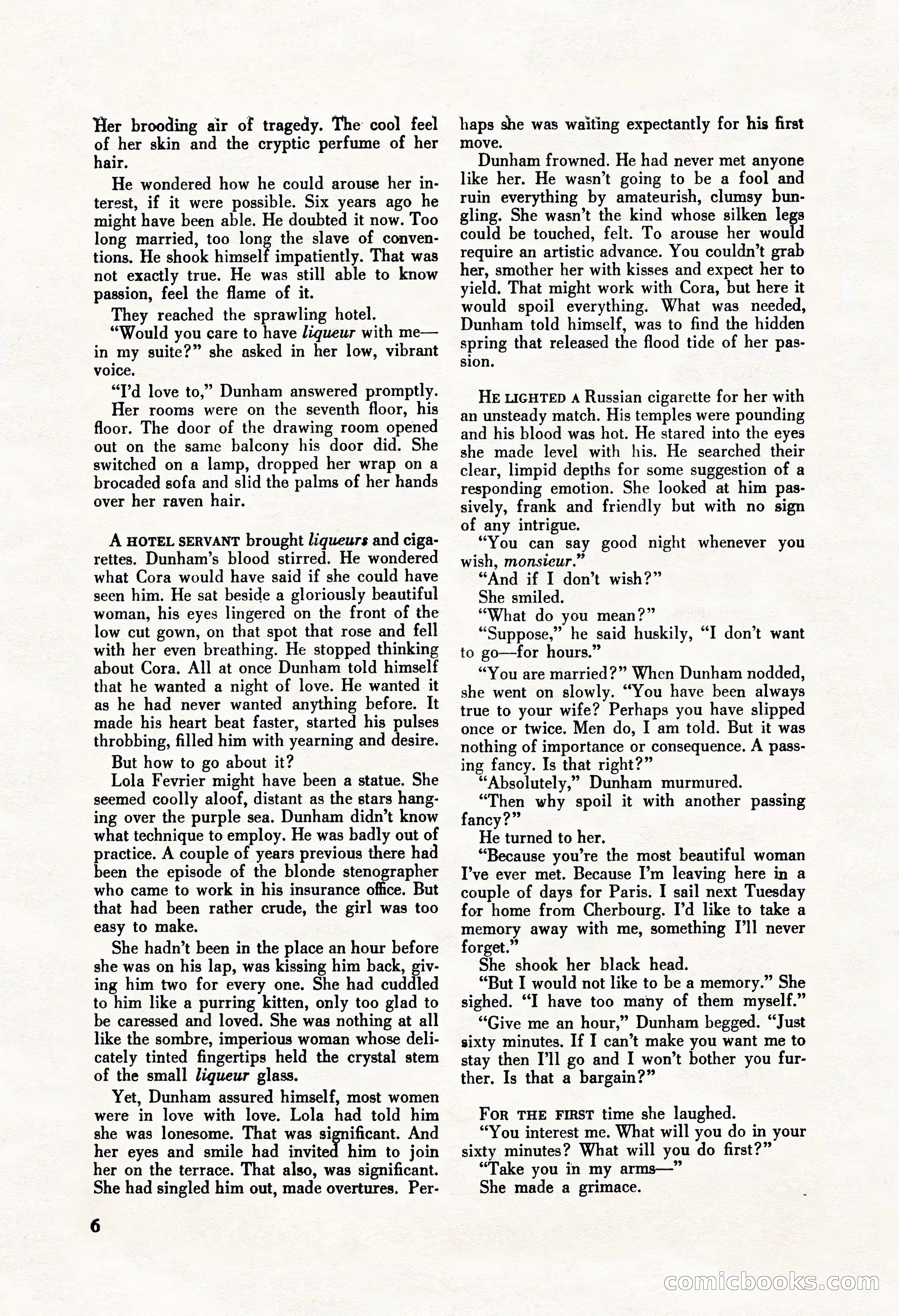 La Paree Stories, August 1936 — page 8 of 68