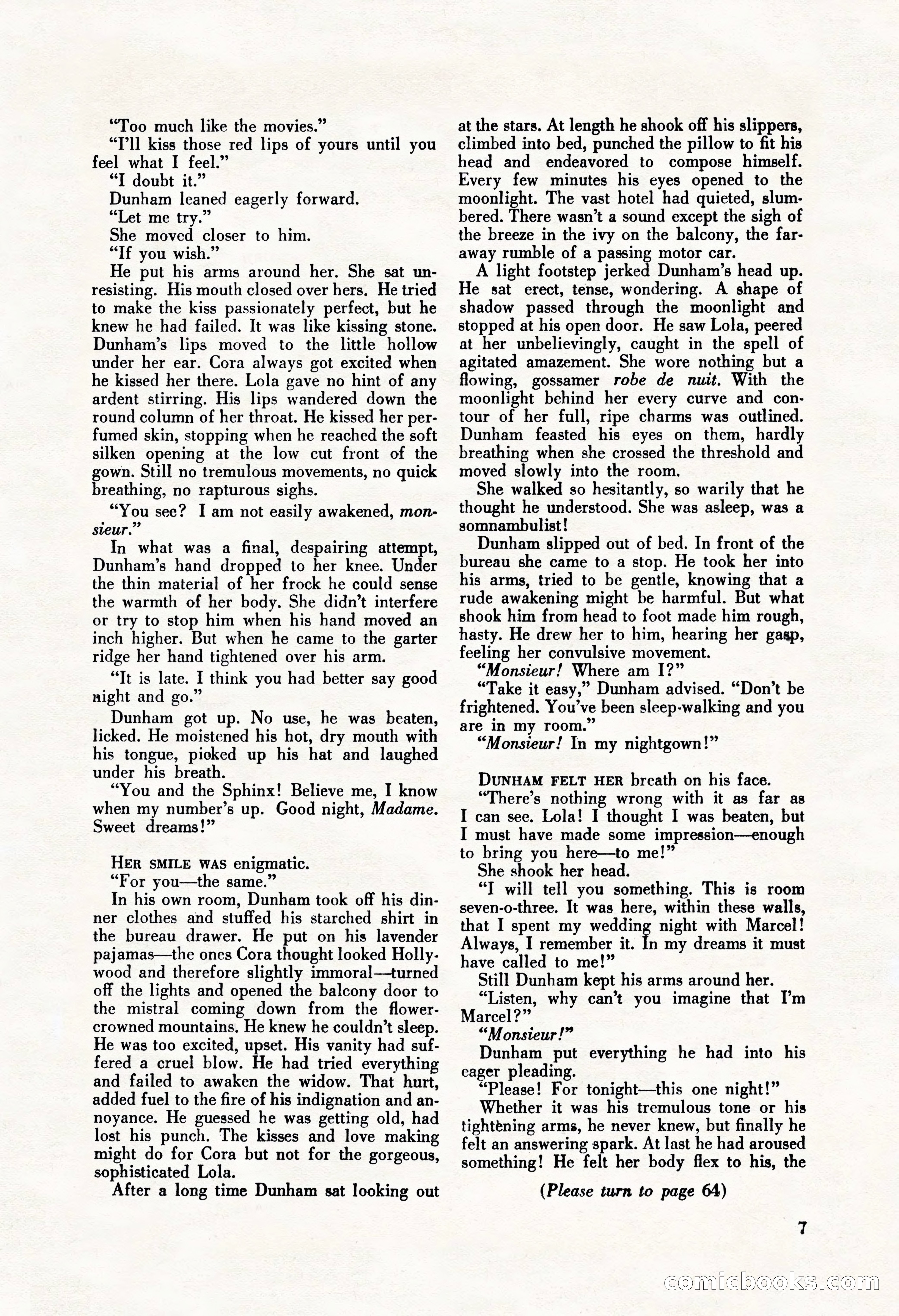 La Paree Stories, August 1936 — page 9 of 68
