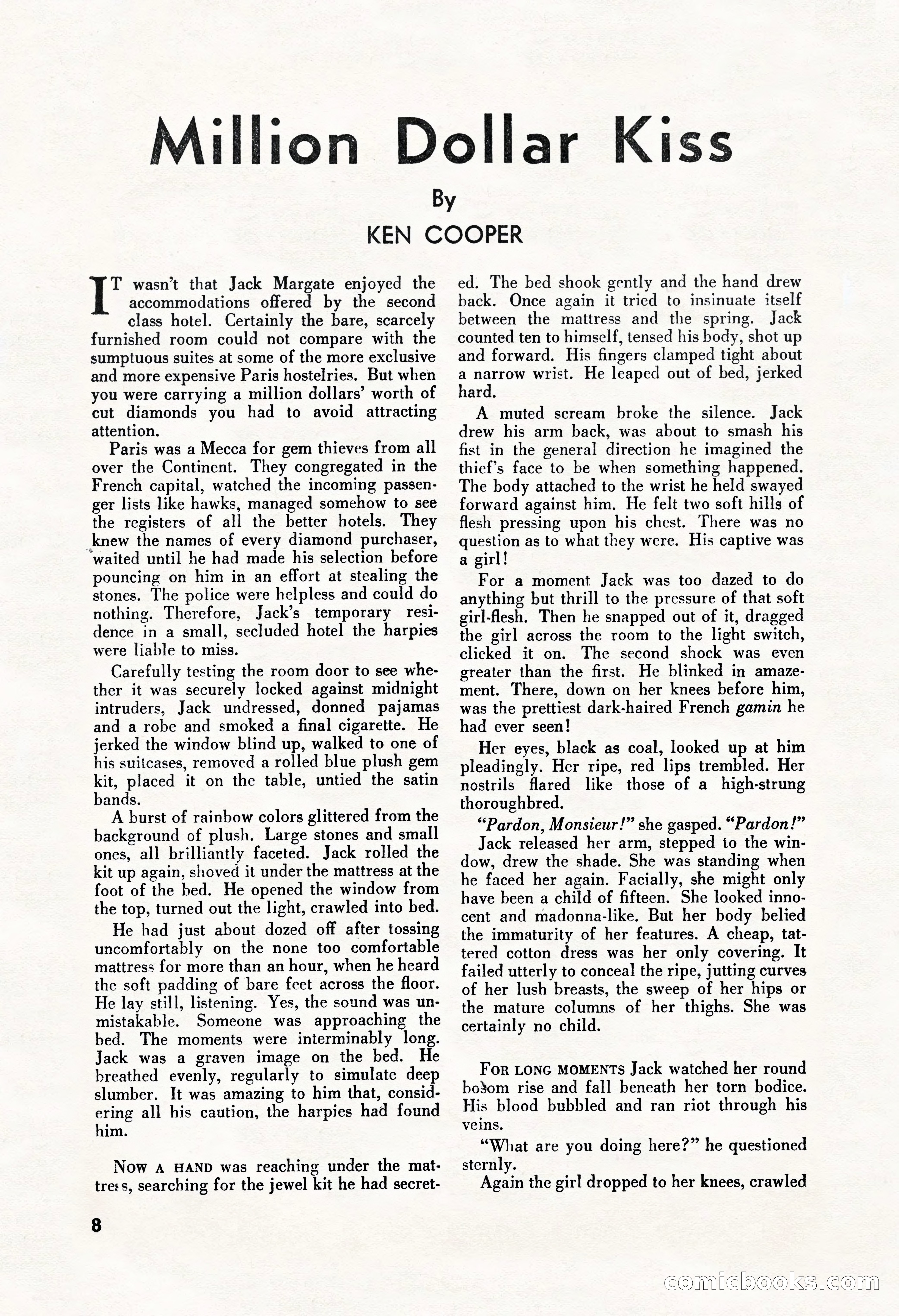 La Paree Stories, August 1936 — page 10 of 68